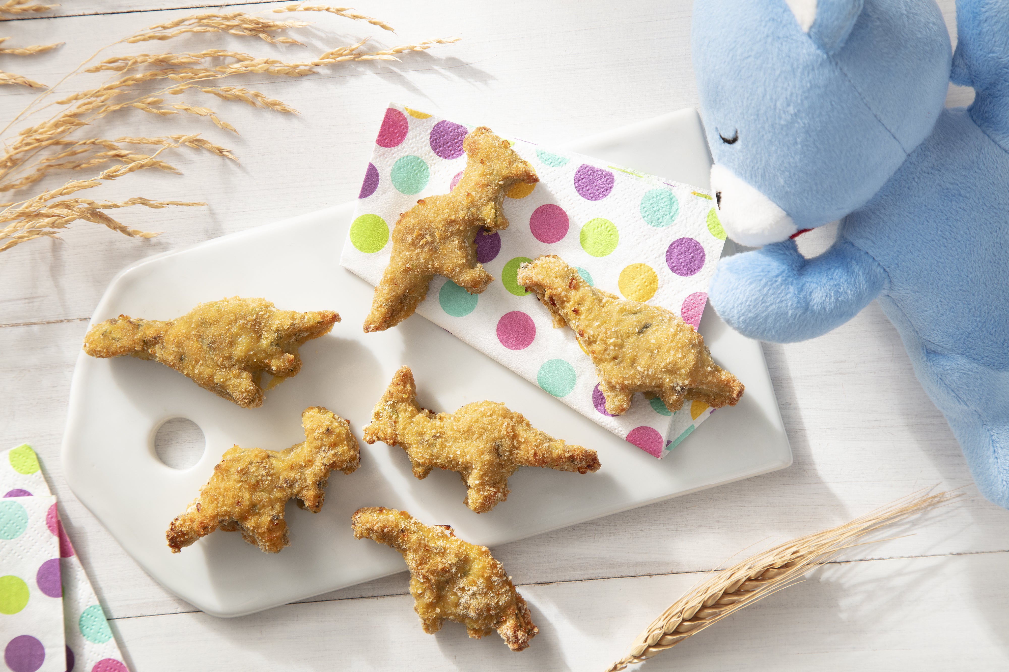 Receita de Nuggets de Frango e Abobrinha