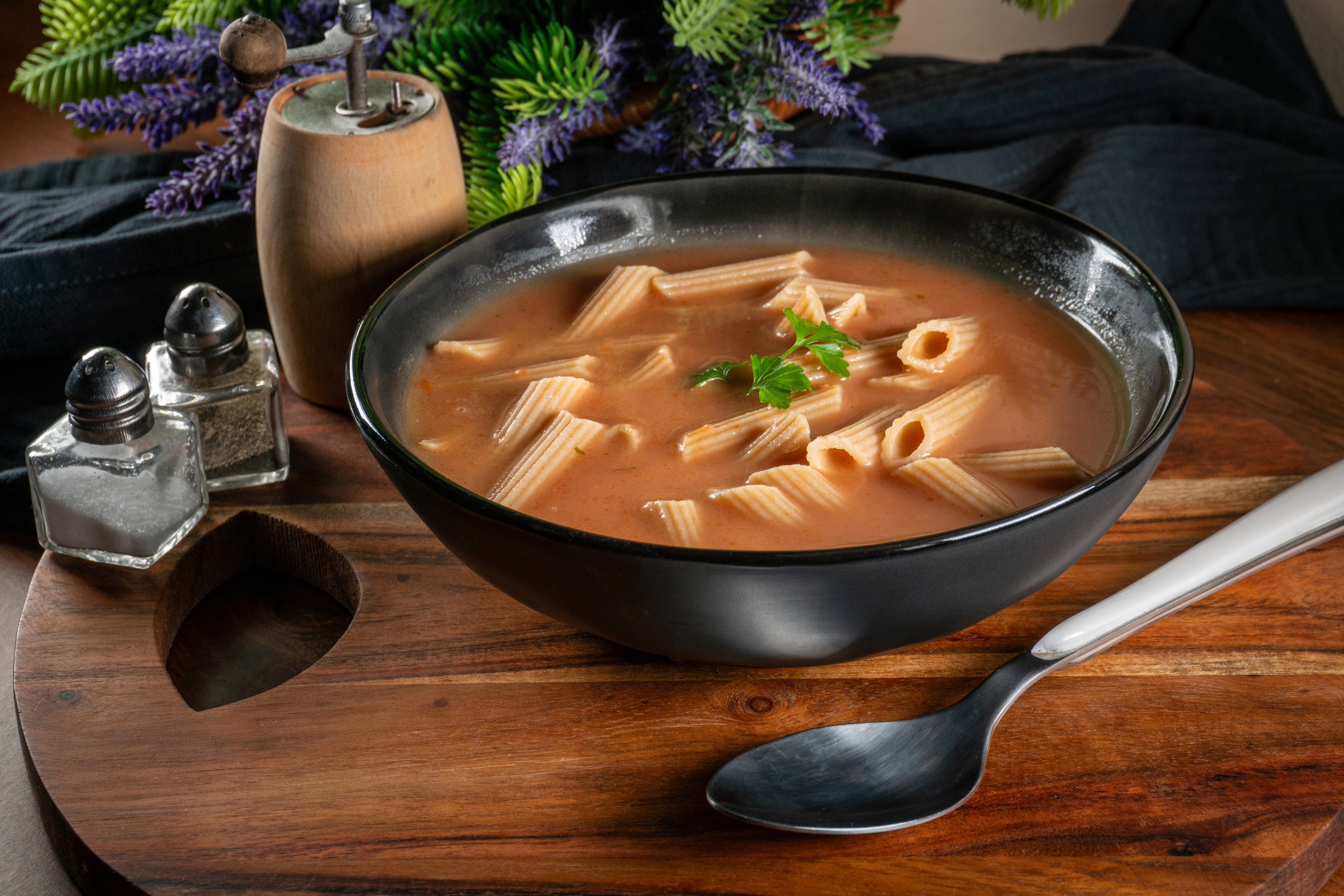 Receita de Sopa Italiana com Massa e Vegetais