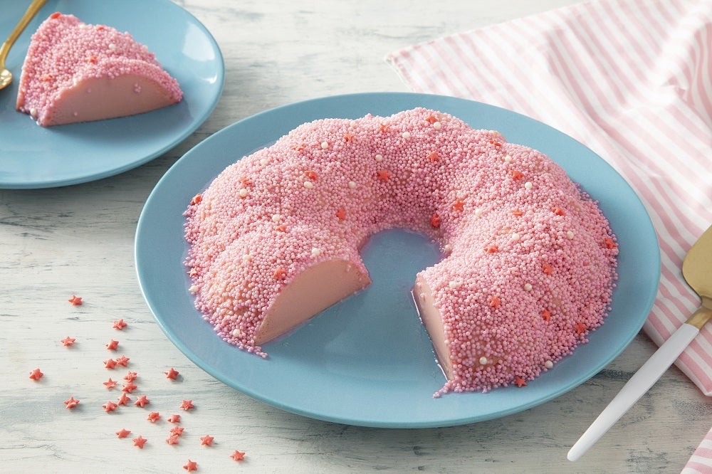 Receita de Pudim Rosa