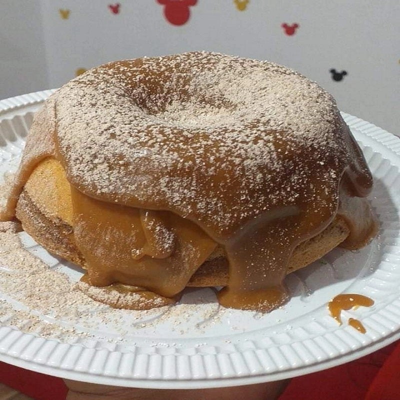 Bolo Vulcão de Churros