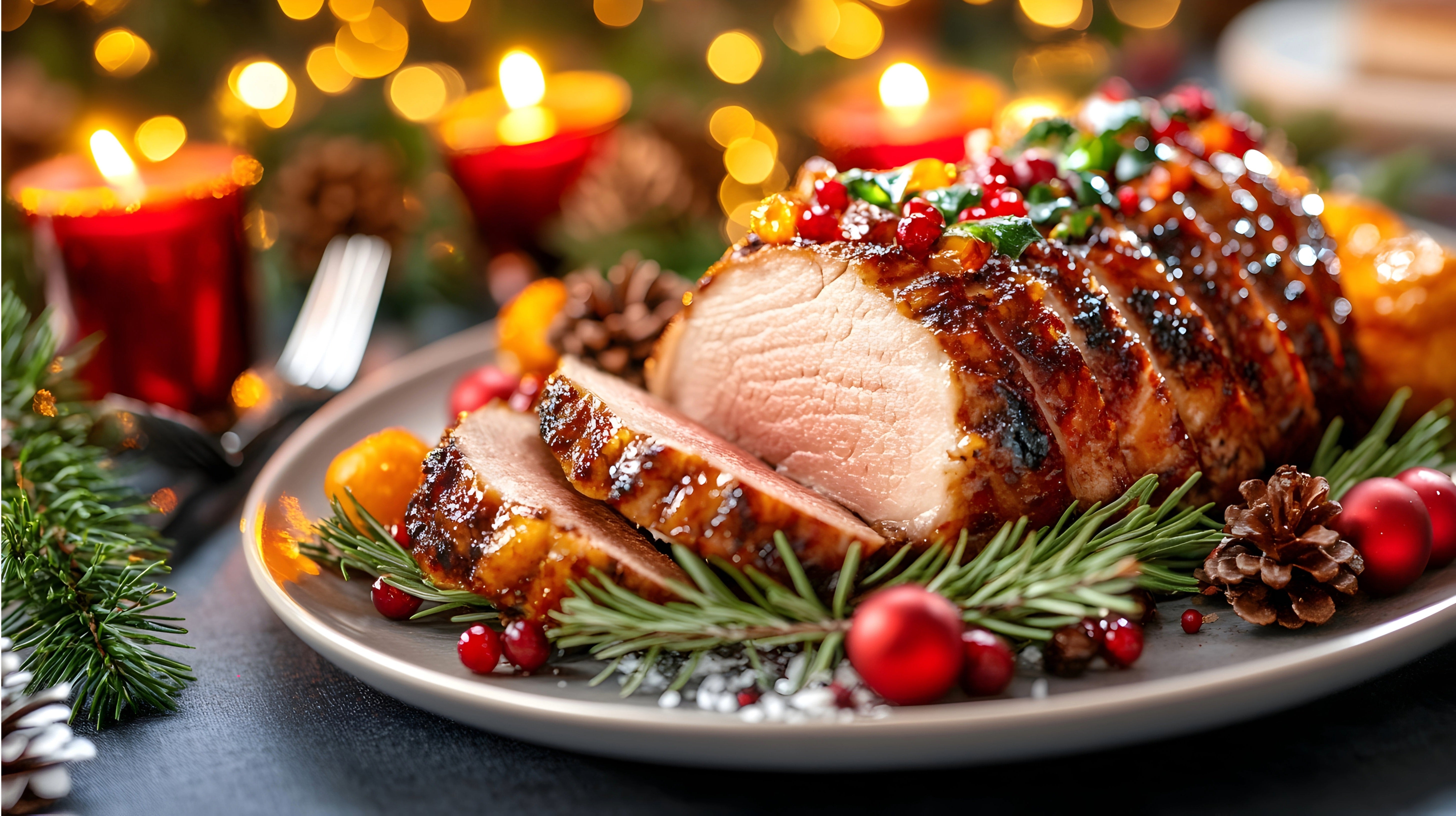 Receita de Tender de Natal com Mel e Mostarda