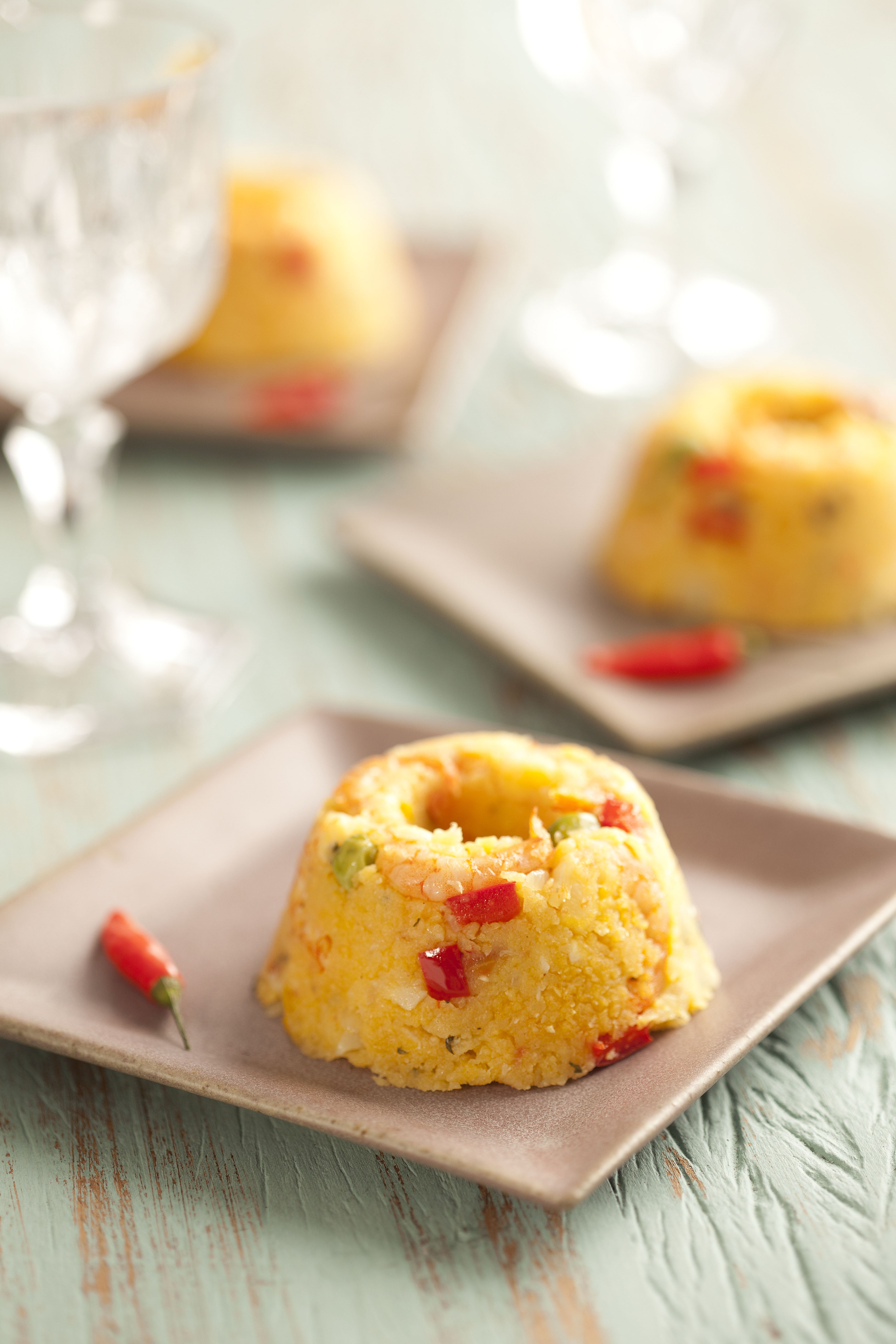 Mini Cuscuz de Camarão
