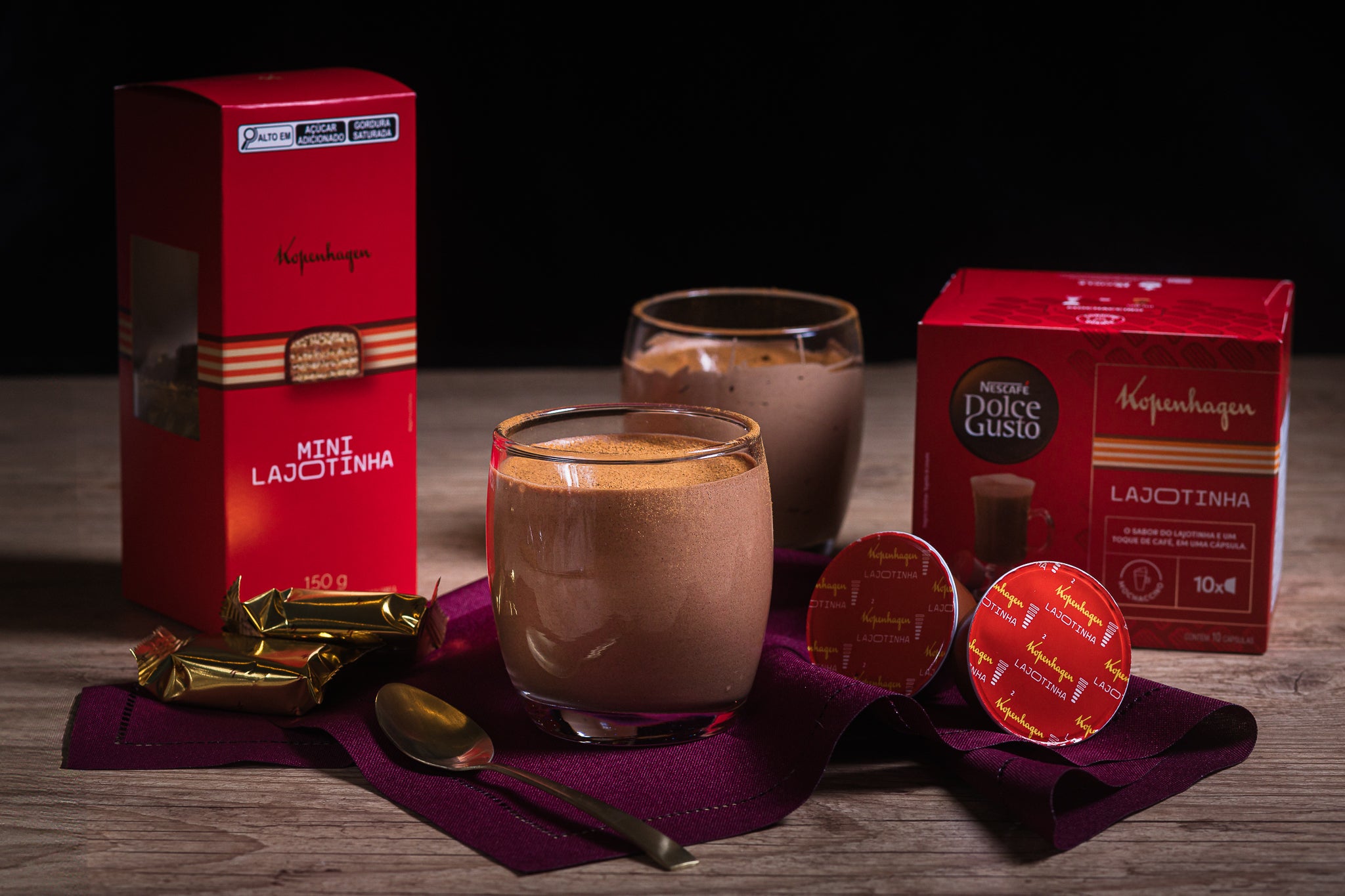 Receita de Mousse Cappuccino Lajotinha