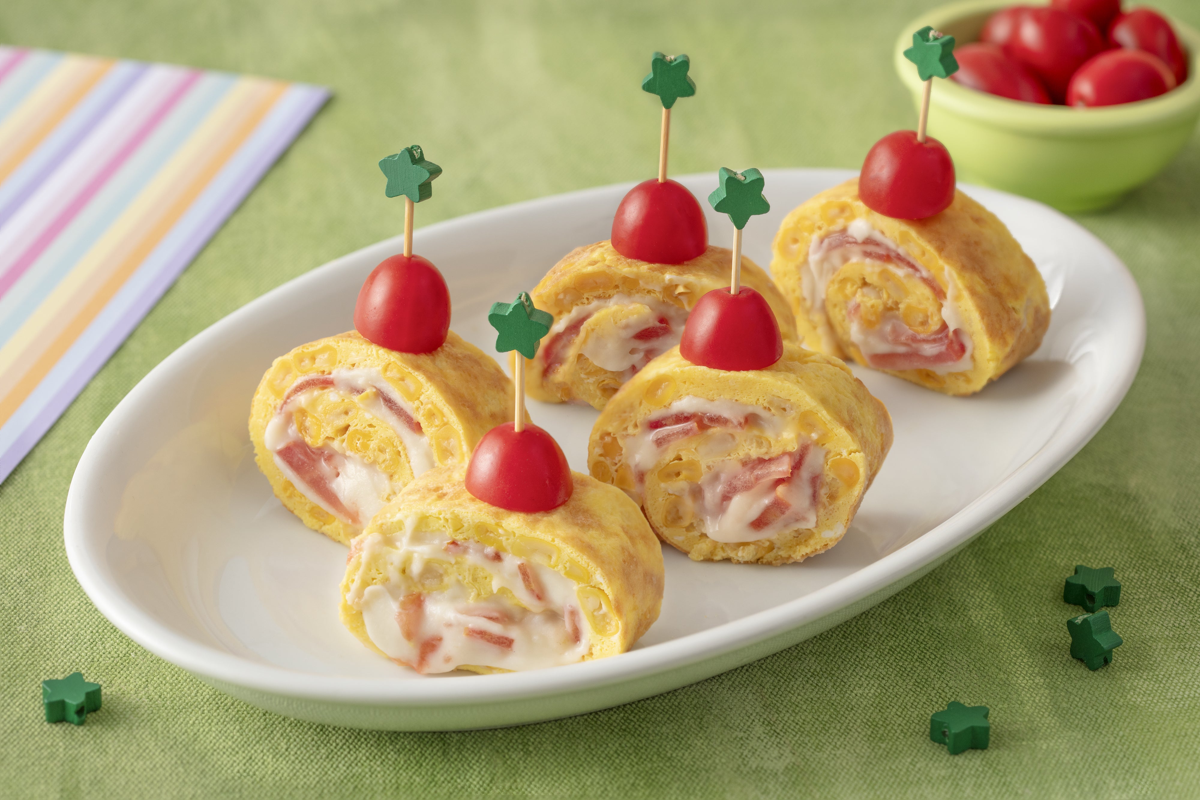 Receita de Enroladinho de Omelete