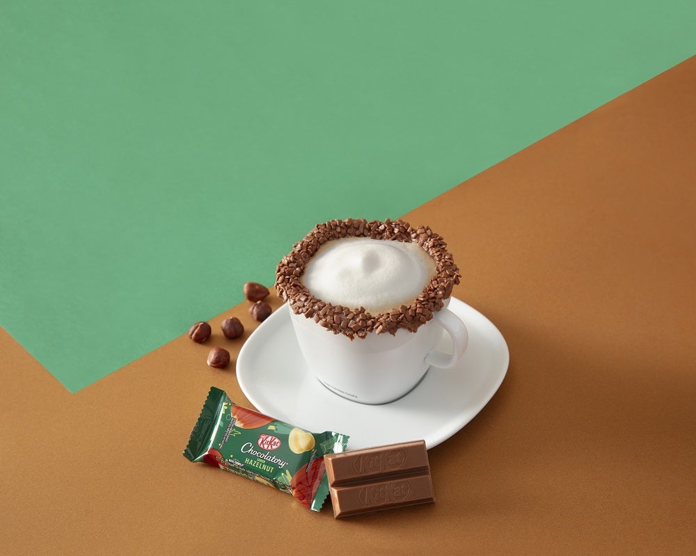 Receita de Cappuccino Kit Kat