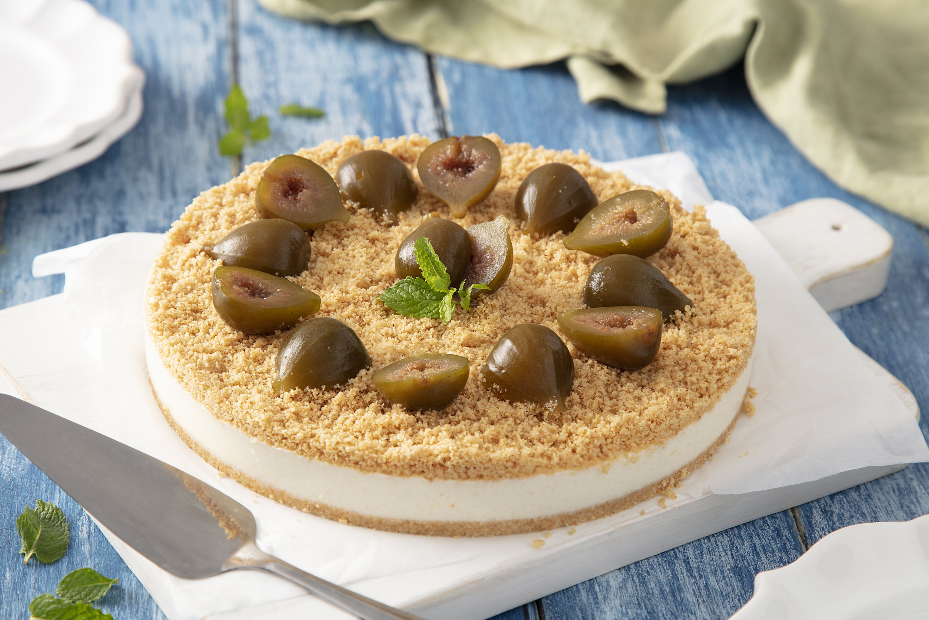 Torta de Ricota com Figo