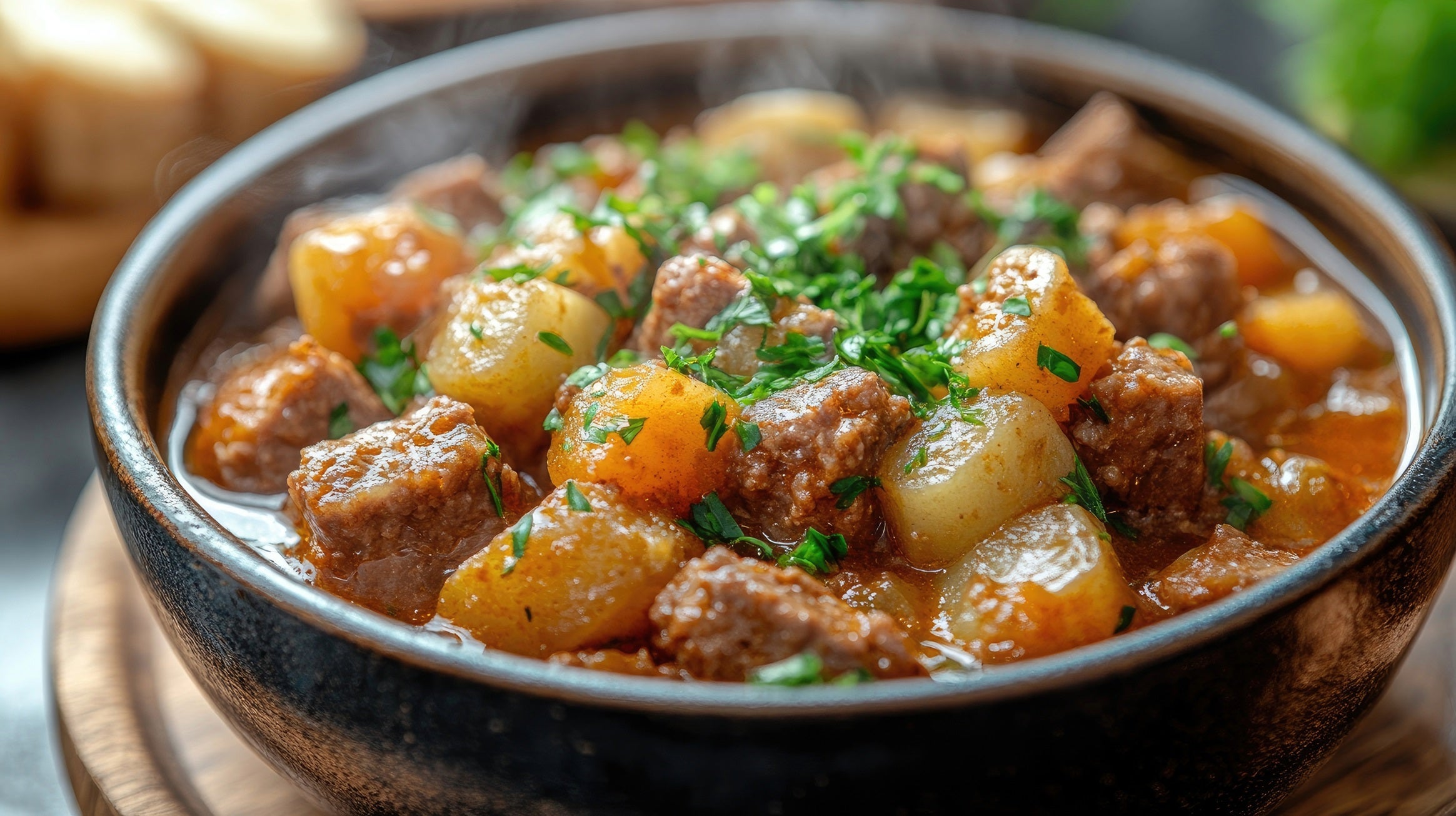 Receita de Picadinho de Carne com Batatas e Cenoura