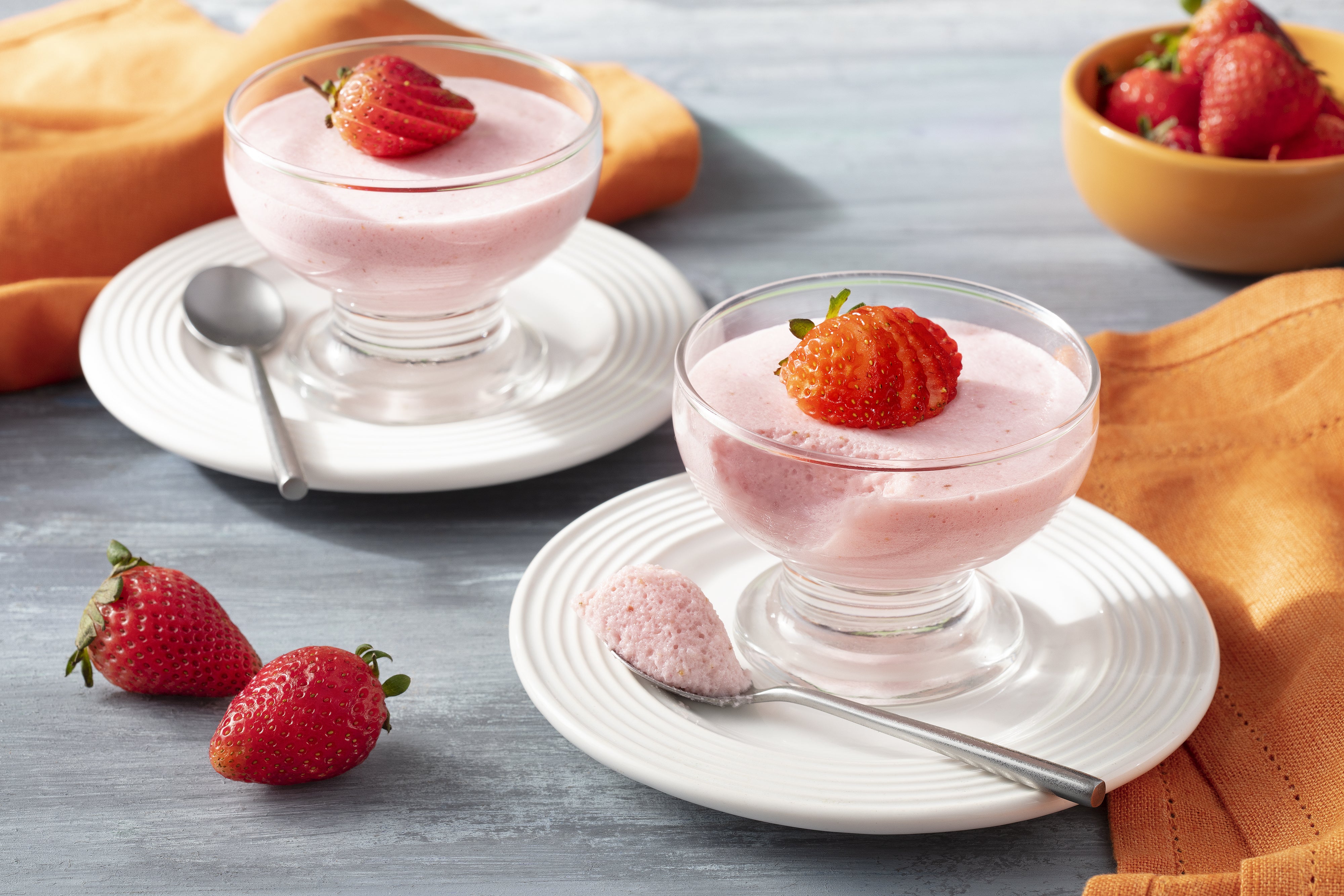 Mousse de Morango Zero Lactose