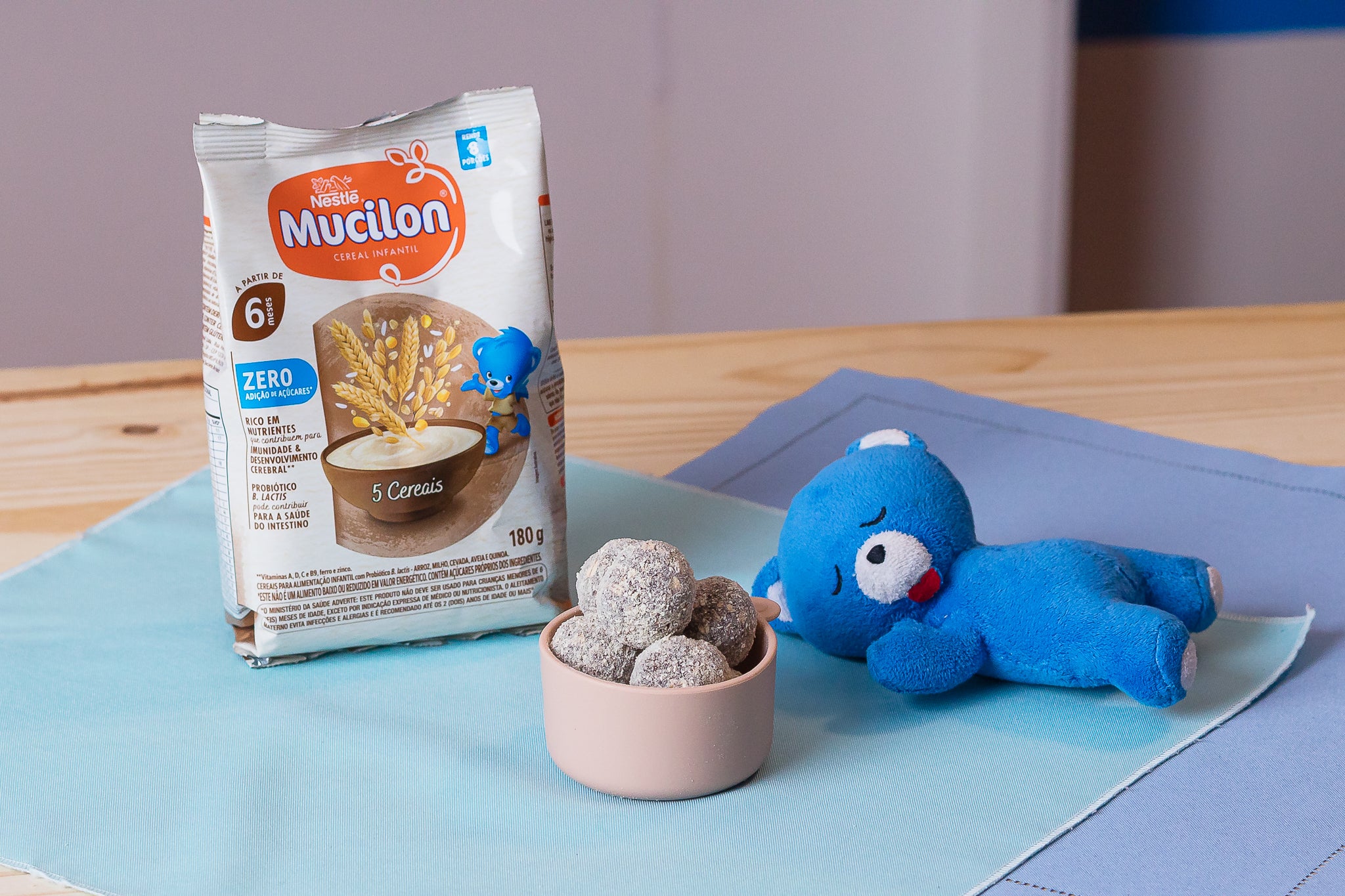 Receita de Docinho de Cacau, Aveia e Mucilon