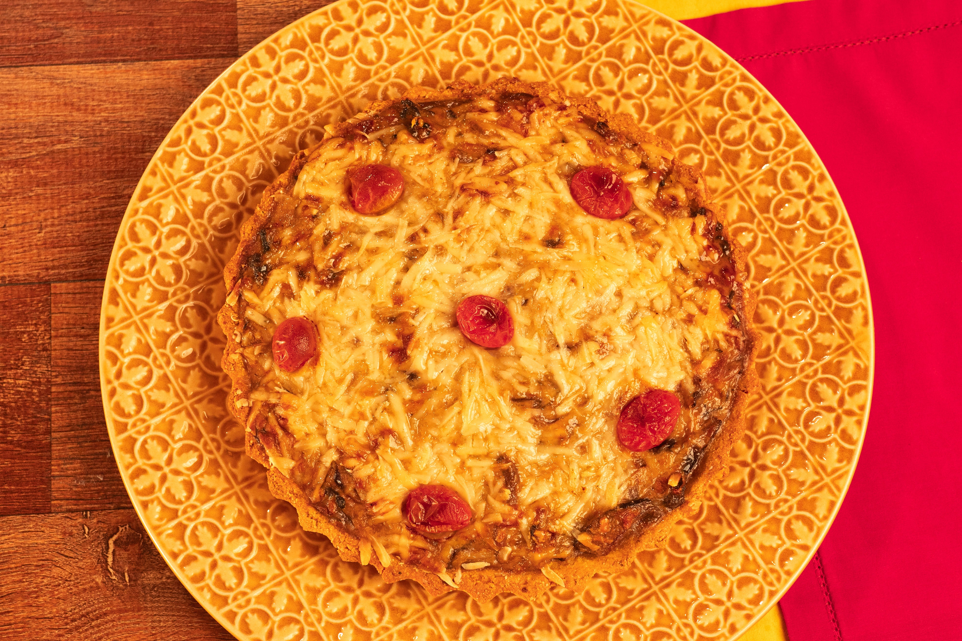 Receita de Quiche de Cogumelos