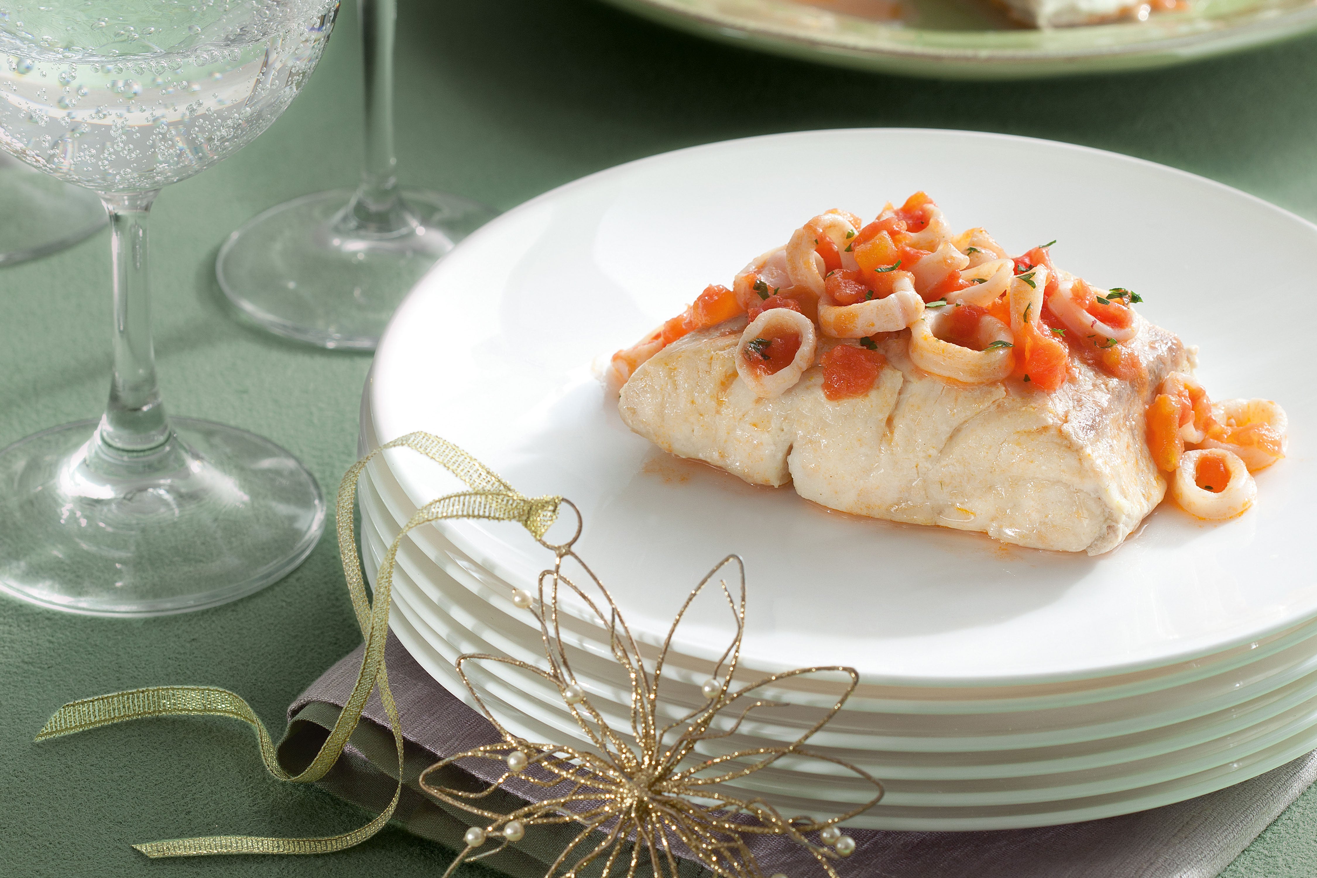Peixe ao Molho de Lulas