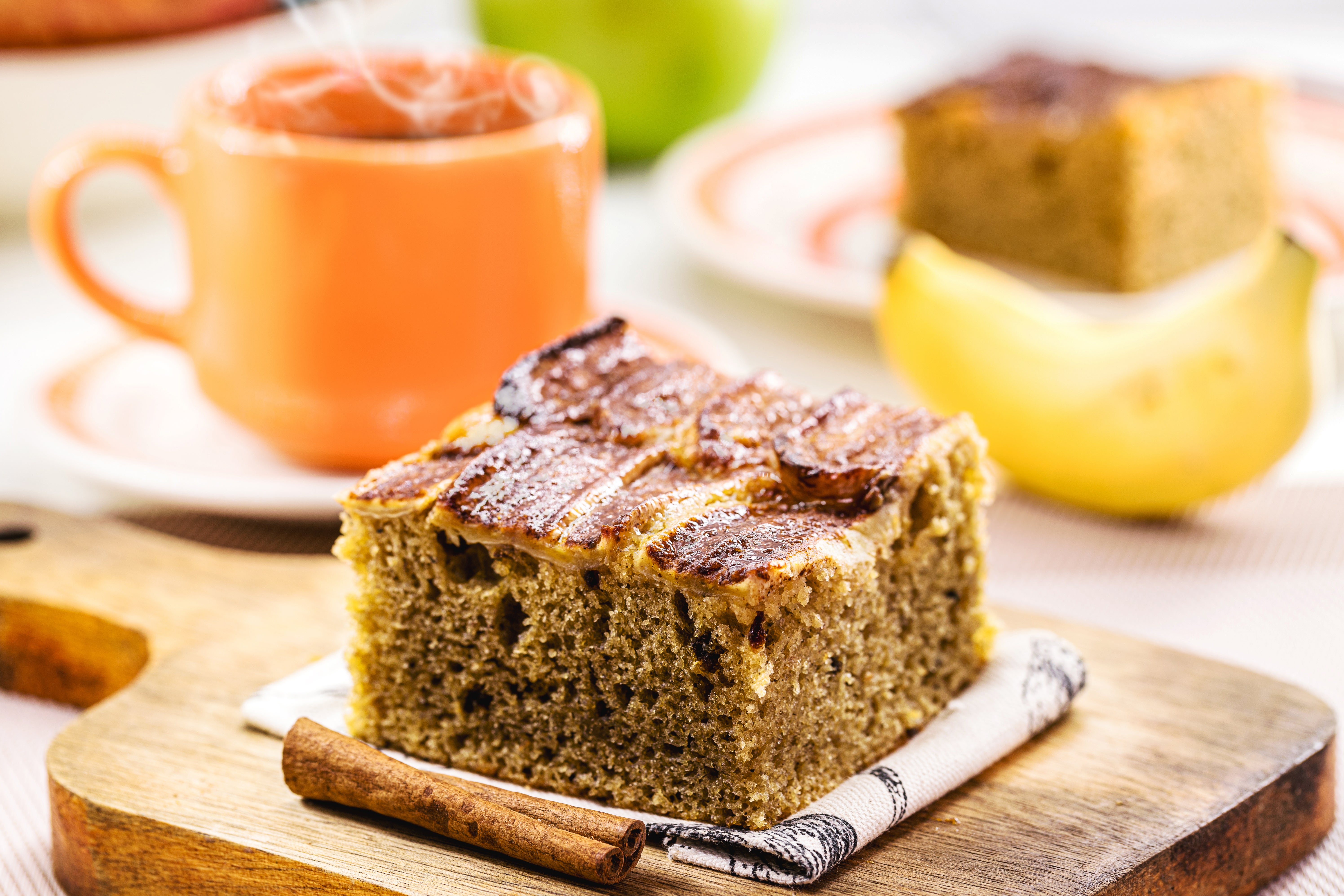 Receita de Bolo de Banana Saudável