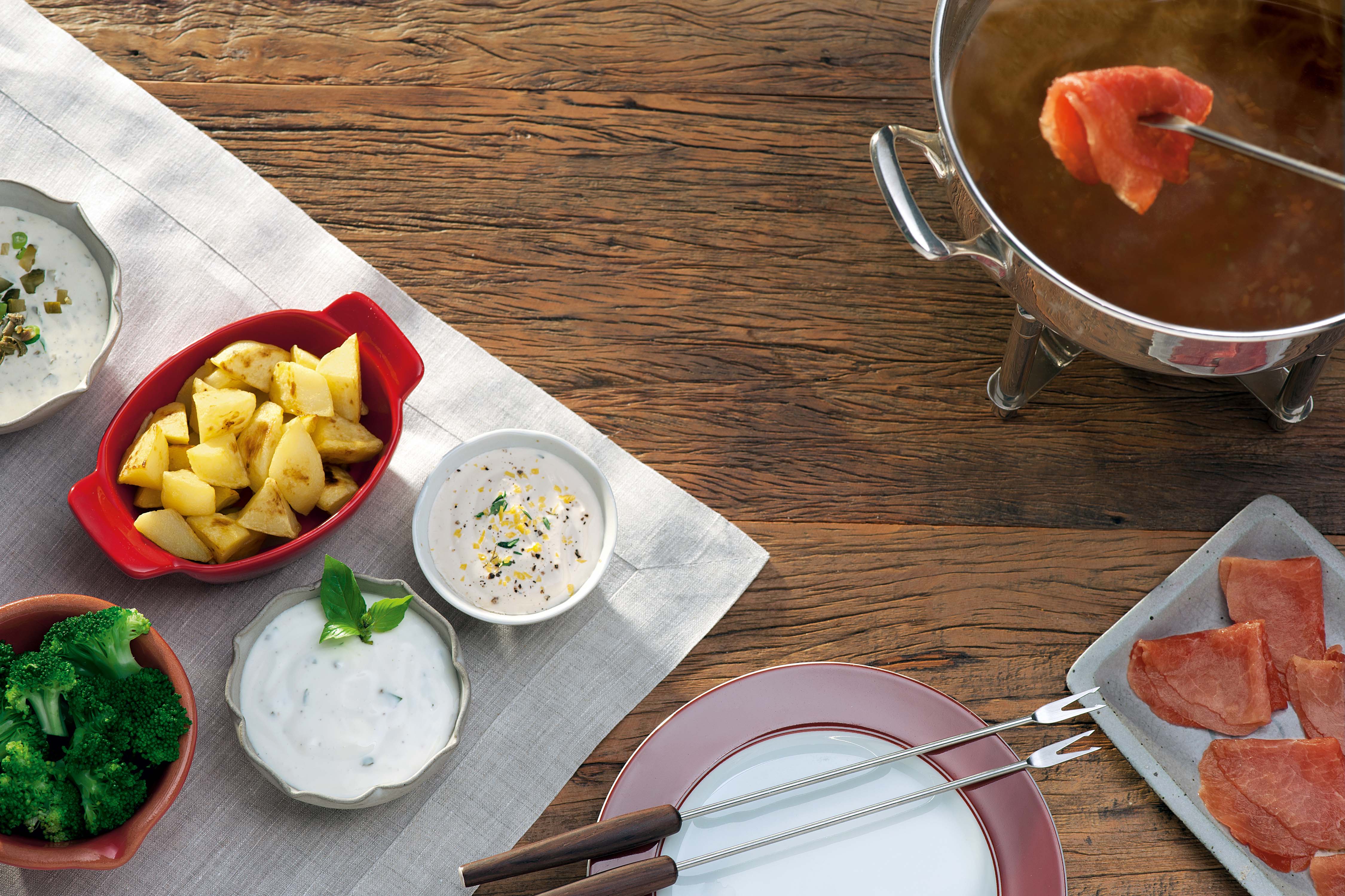 Fondue de Carne (Chinoise) Receitas Nestlé