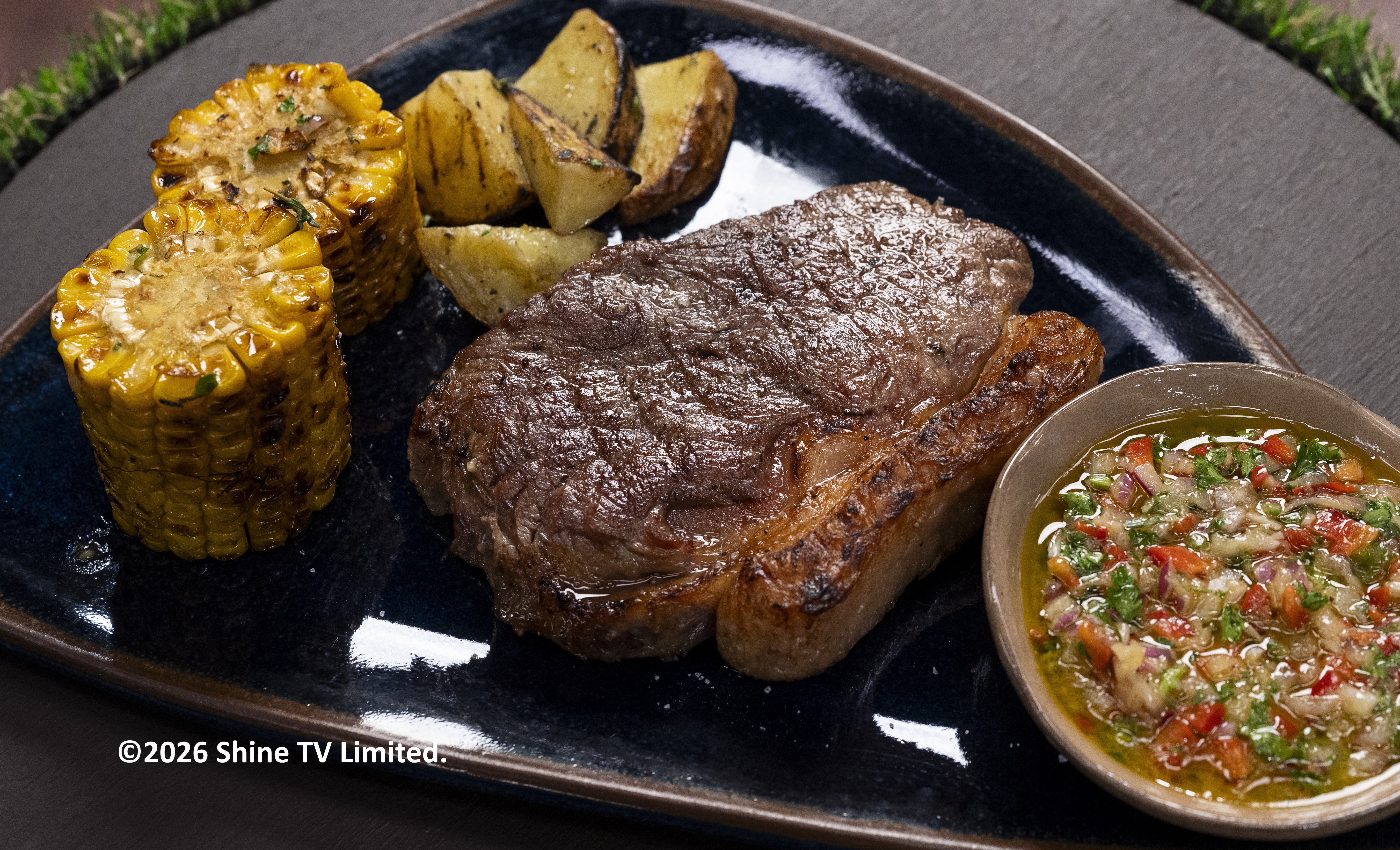 Receita de Churrasco Argentino com Chimichurri e Legumes
