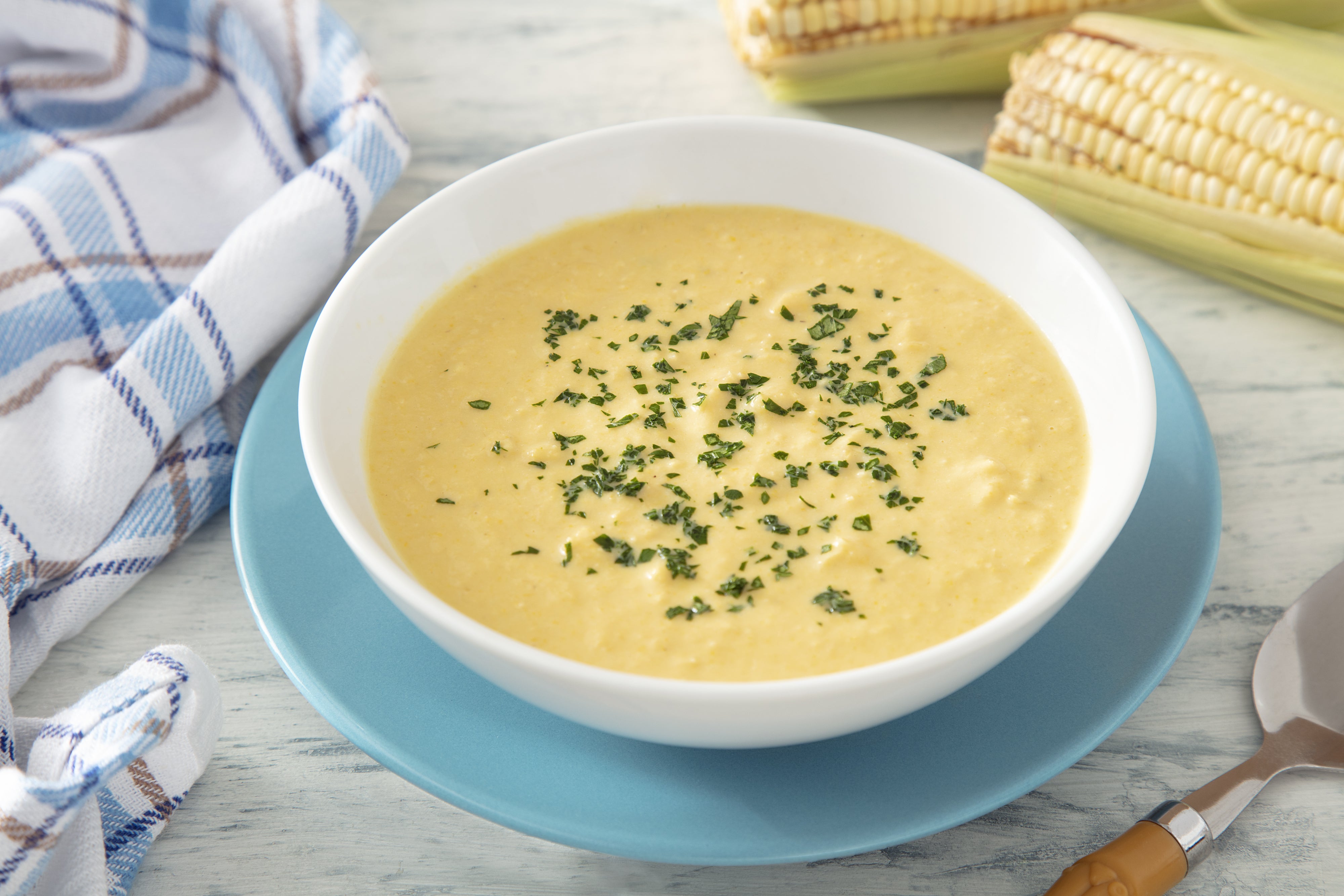 Receita de Sopa Cremosa de Milho