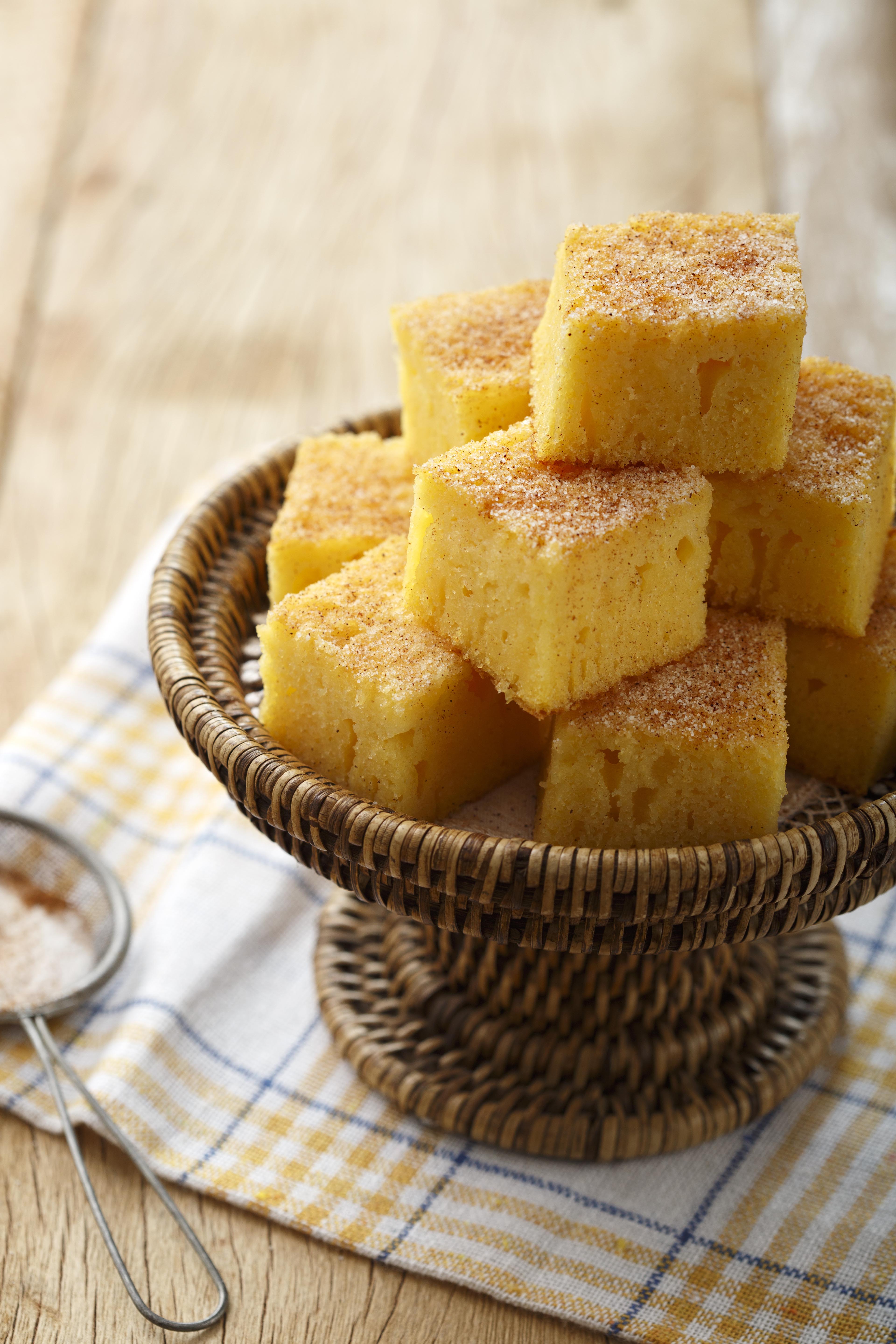 Bolo de Fubá Cremoso no Liquidificador