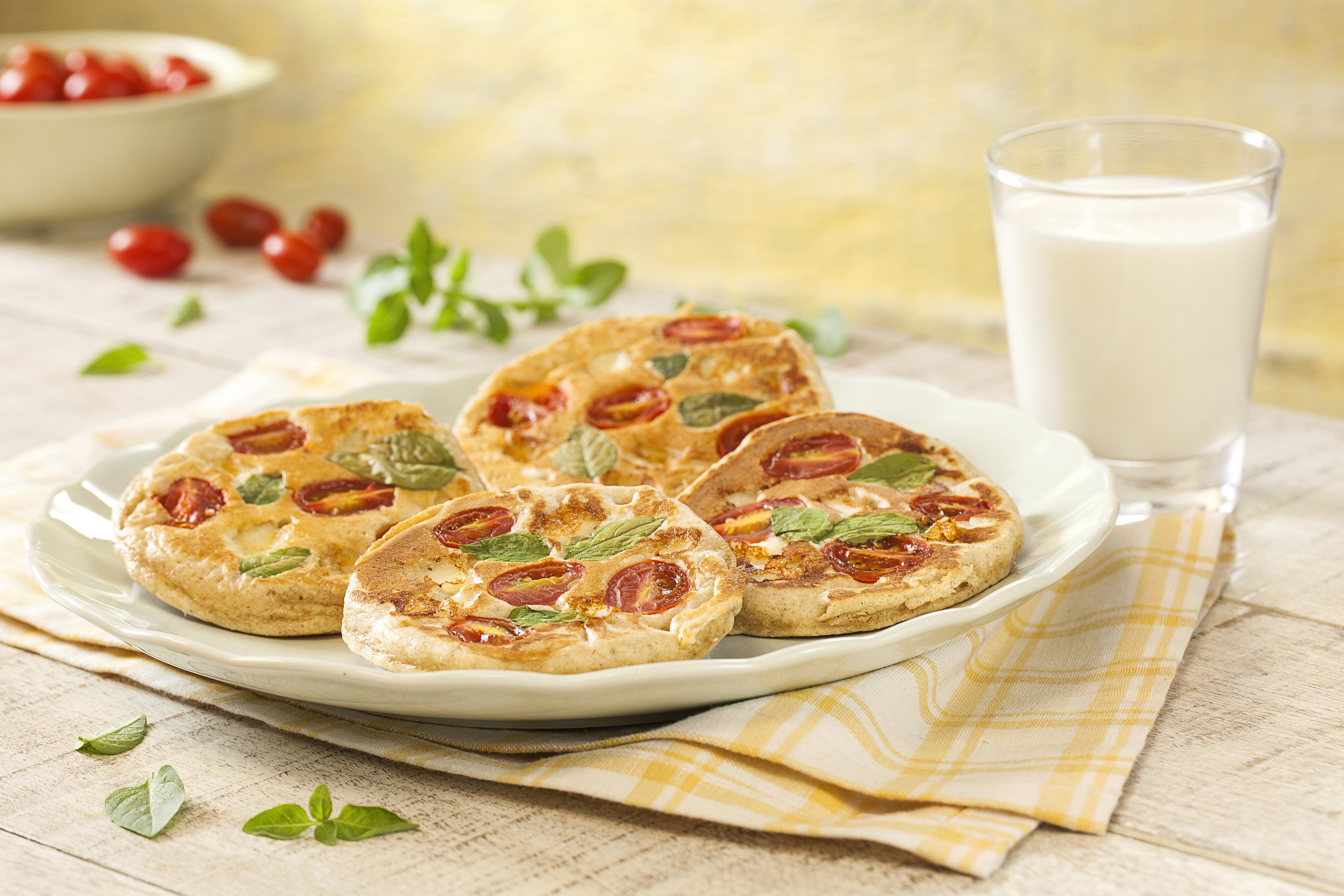 Panquequinha Nutritiva de Ninho com Queijo