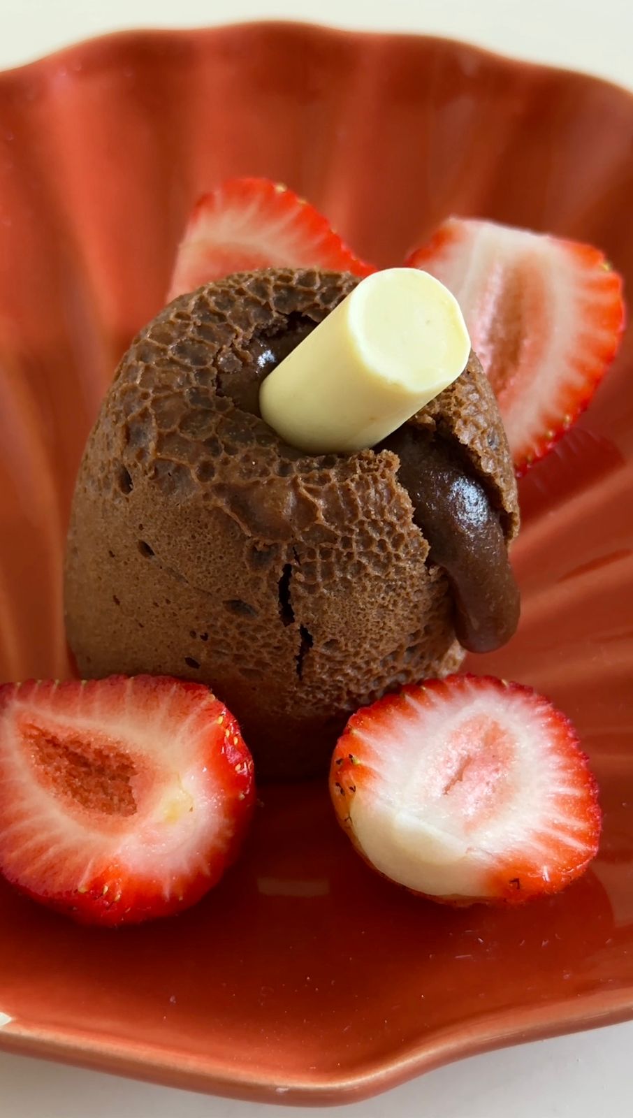 Receita de Petit Gâteau de Baton na Air Fryer