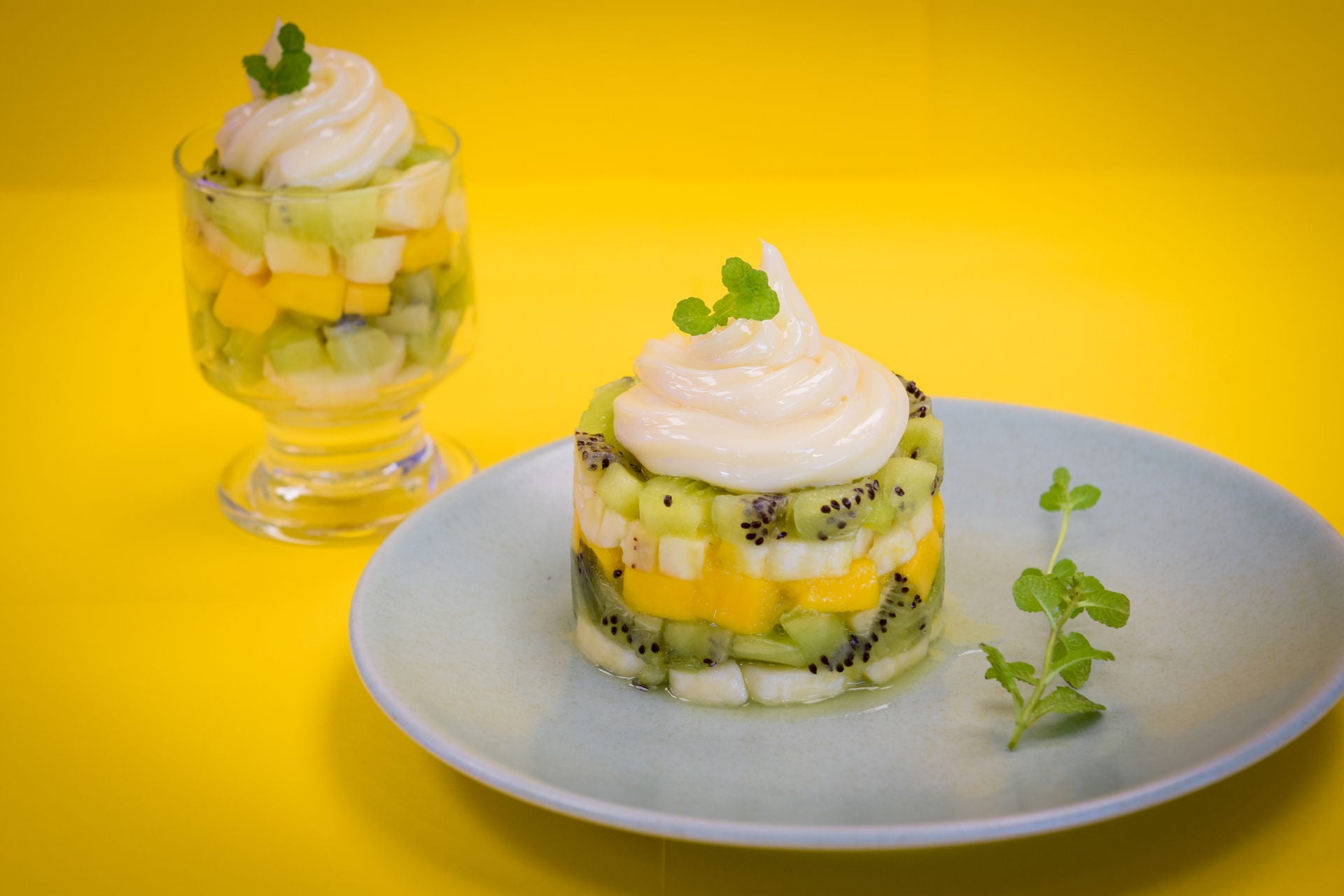 Tartar de Frutas e Moça de Colher