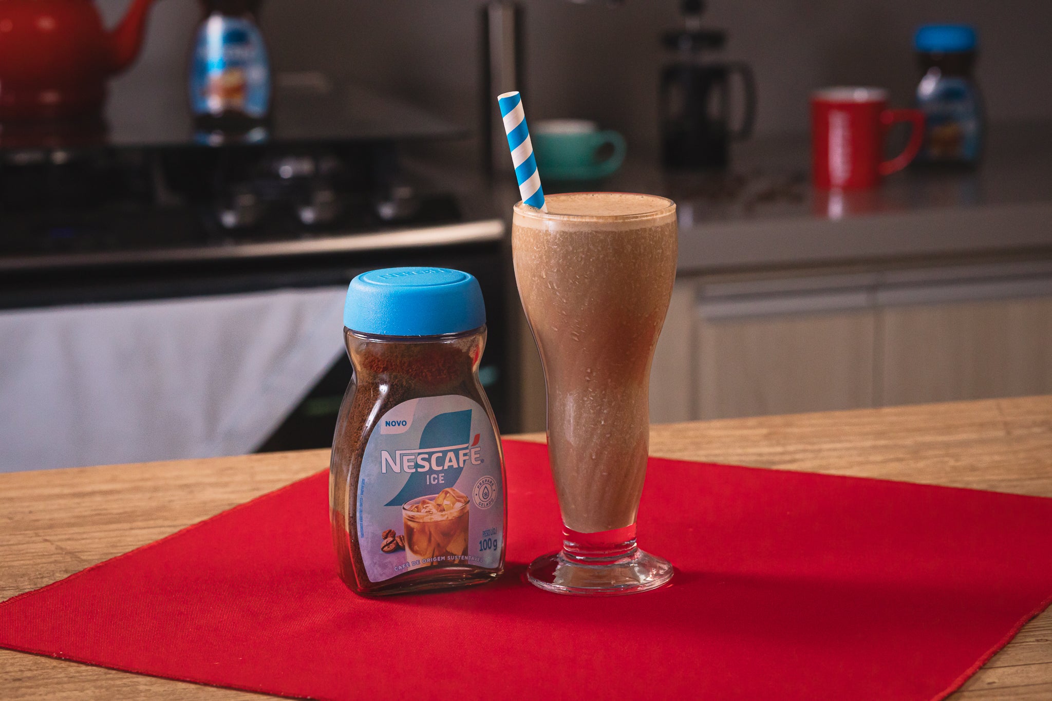 Receita de Shake Proteico Pré-Treino com Café