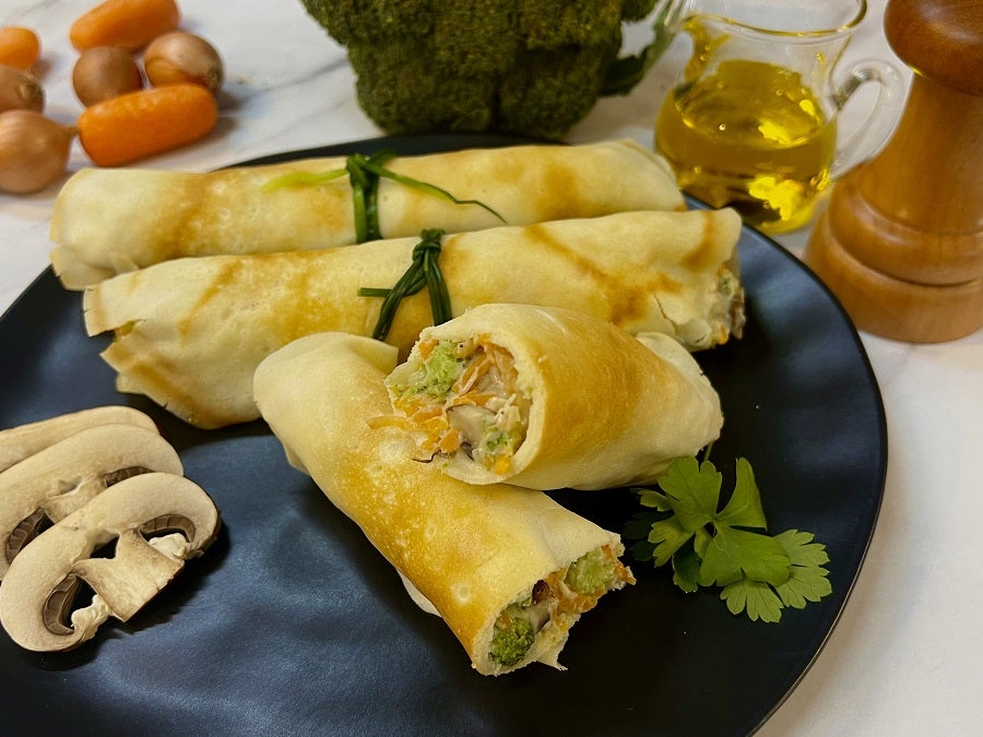Panqueca de Legumes Cremosa