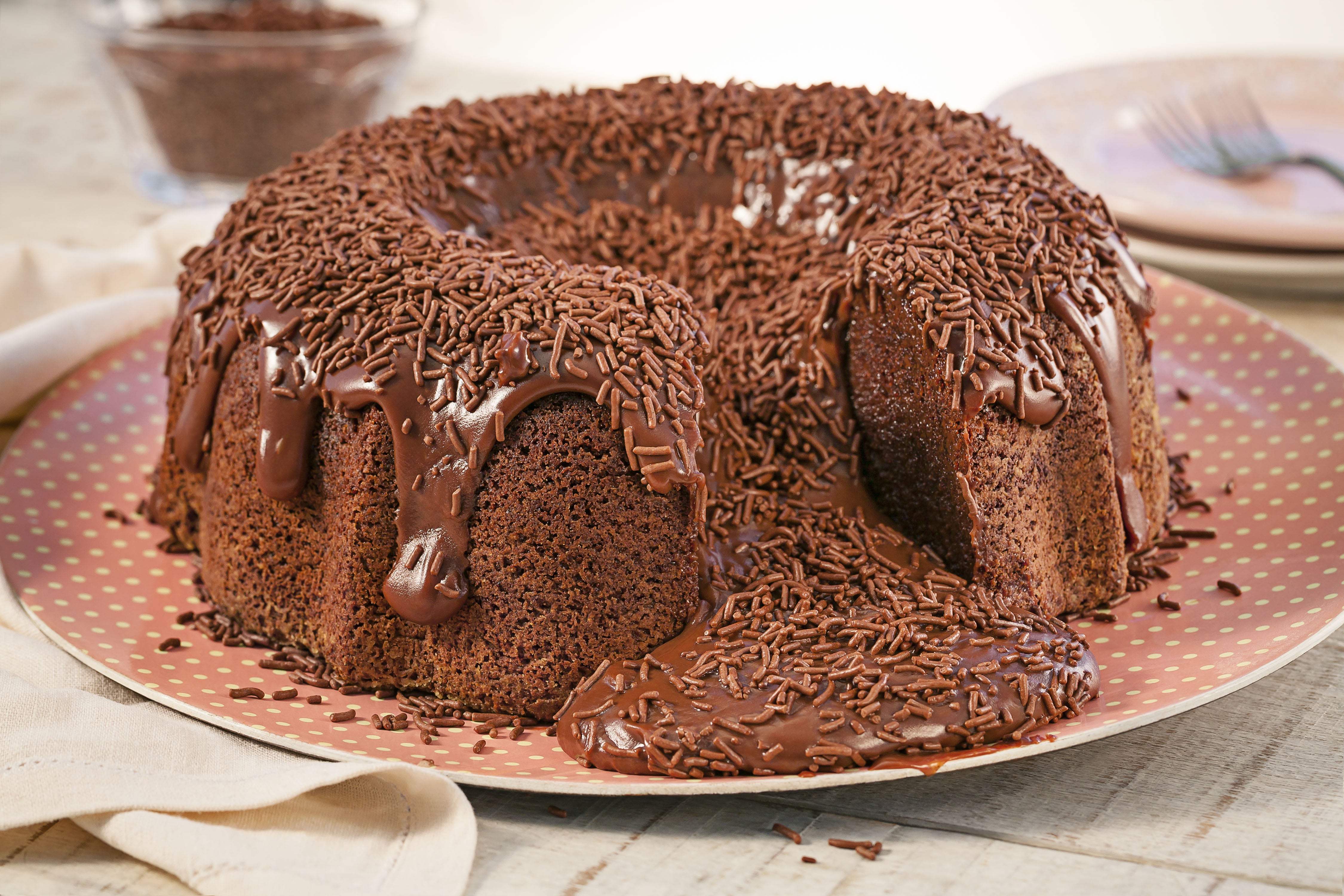 MASSA DE CHOCOLATE PROFISSIONAL PARA BOLO DE ANIVERSÁRIO