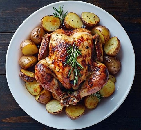 Receita de Frango Assado da Vó Ana