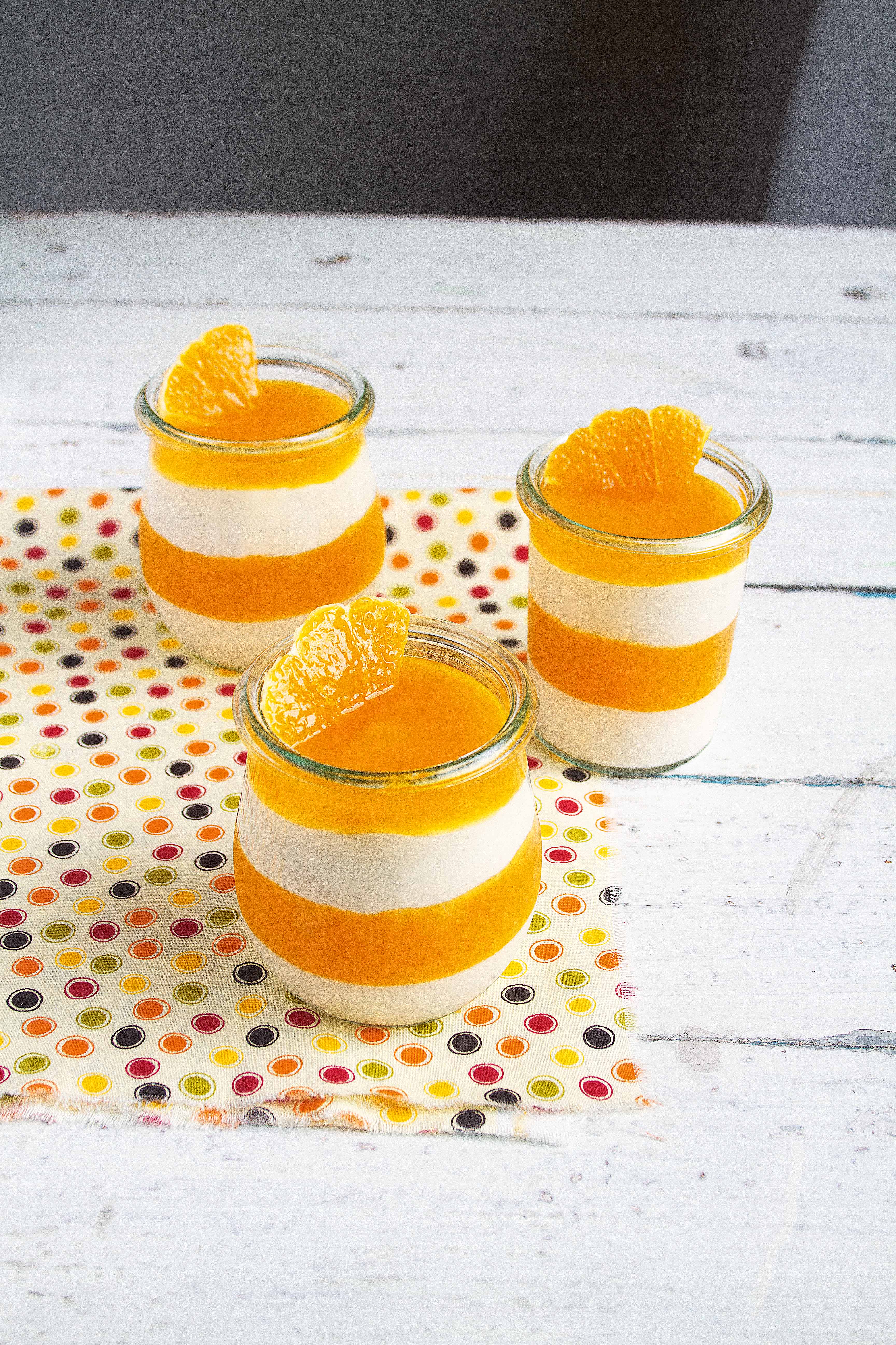 Flan Tropical em Copinhos