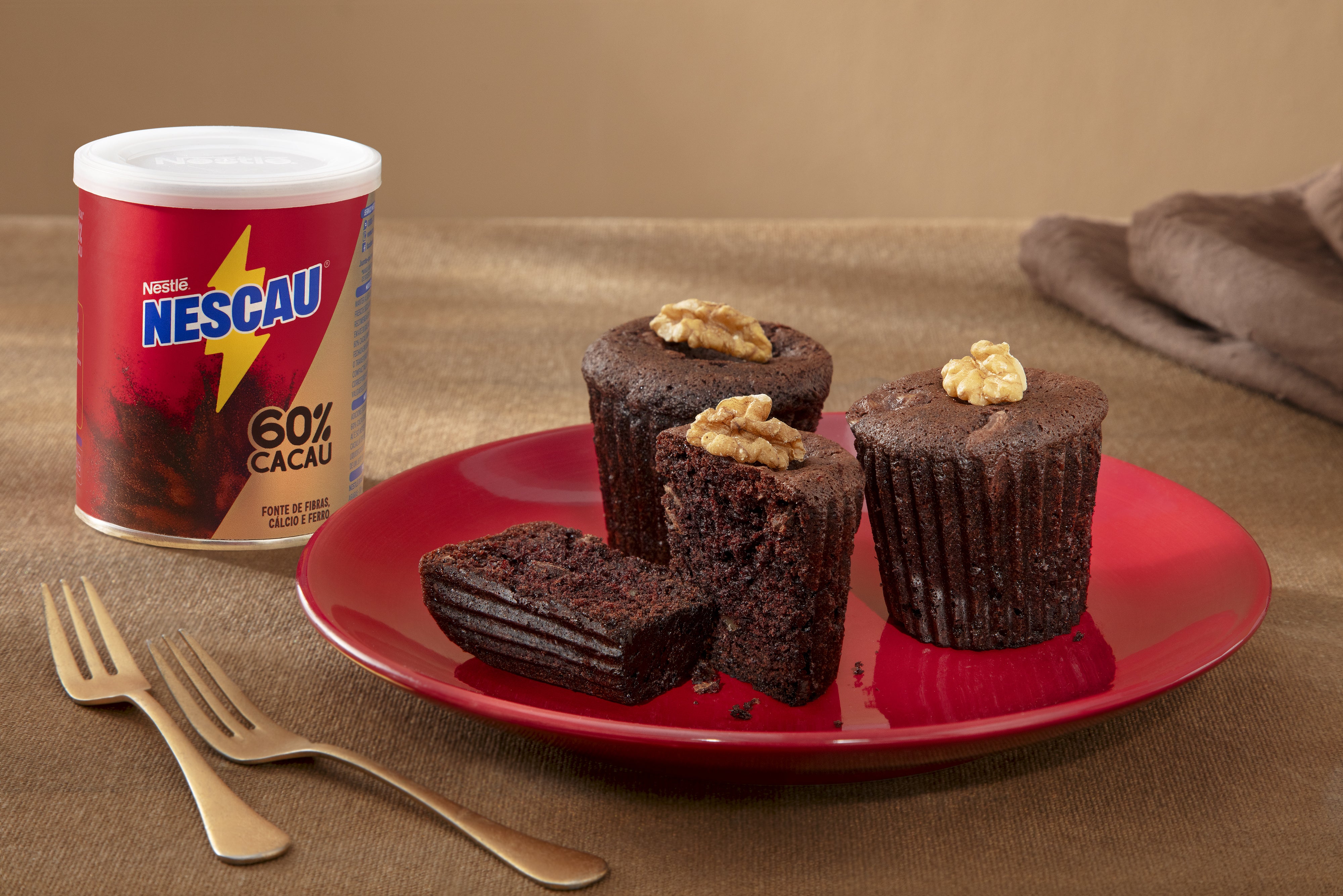 Receita de Muffin de NESCAU Extra Cacau