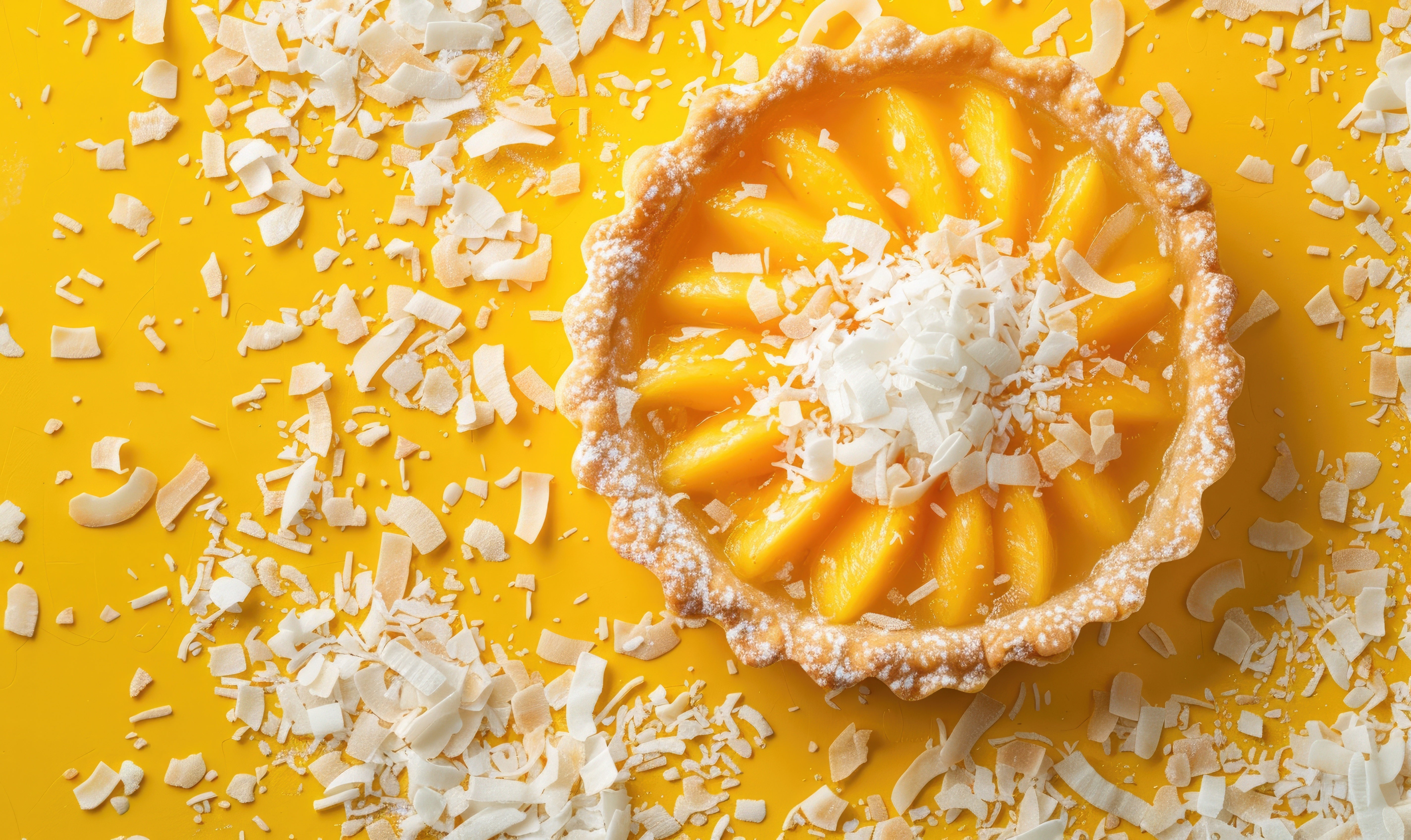 Quiche de Laranja e Coco