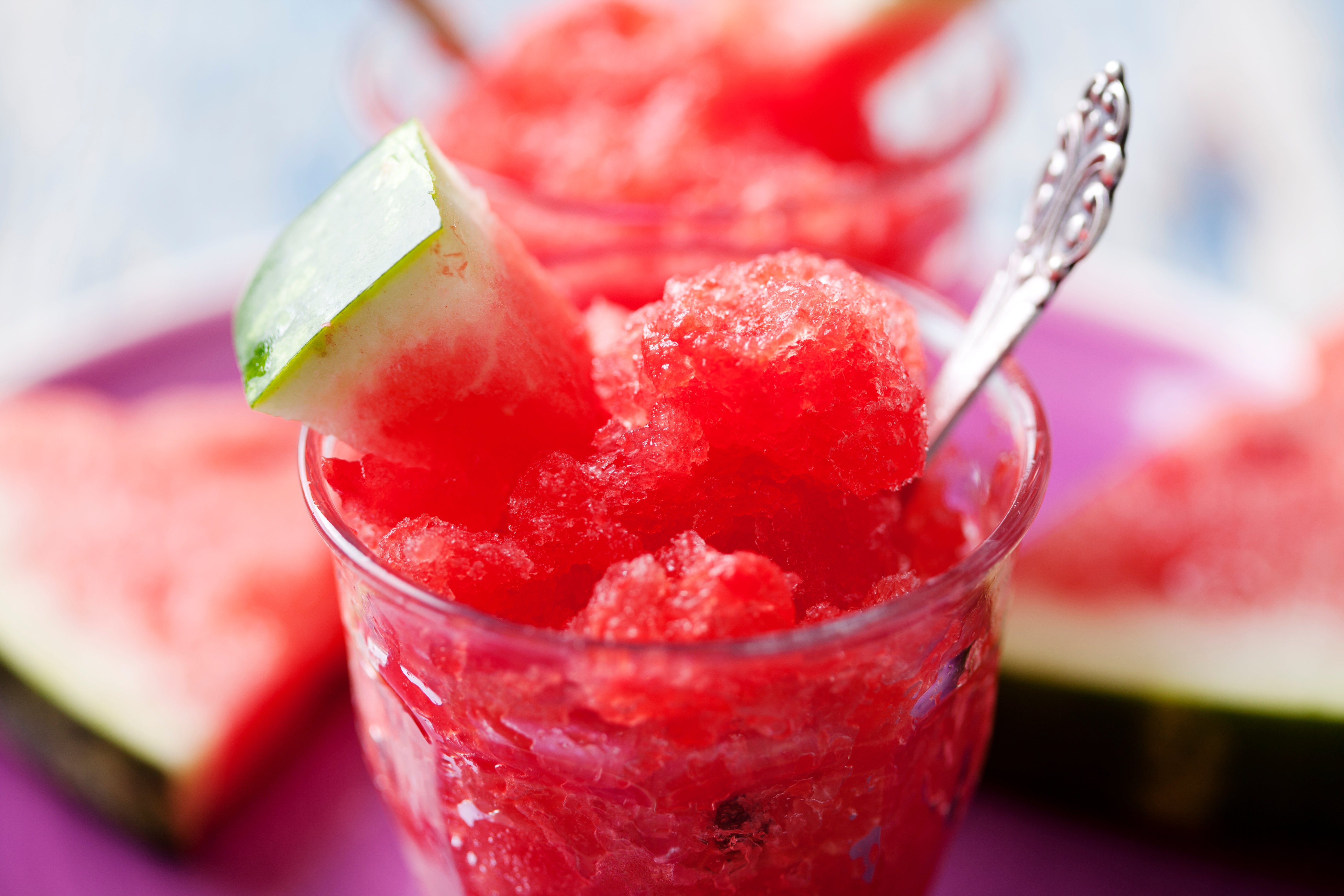 Receita de Raspadinha de Melancia, Limão e Hortelã