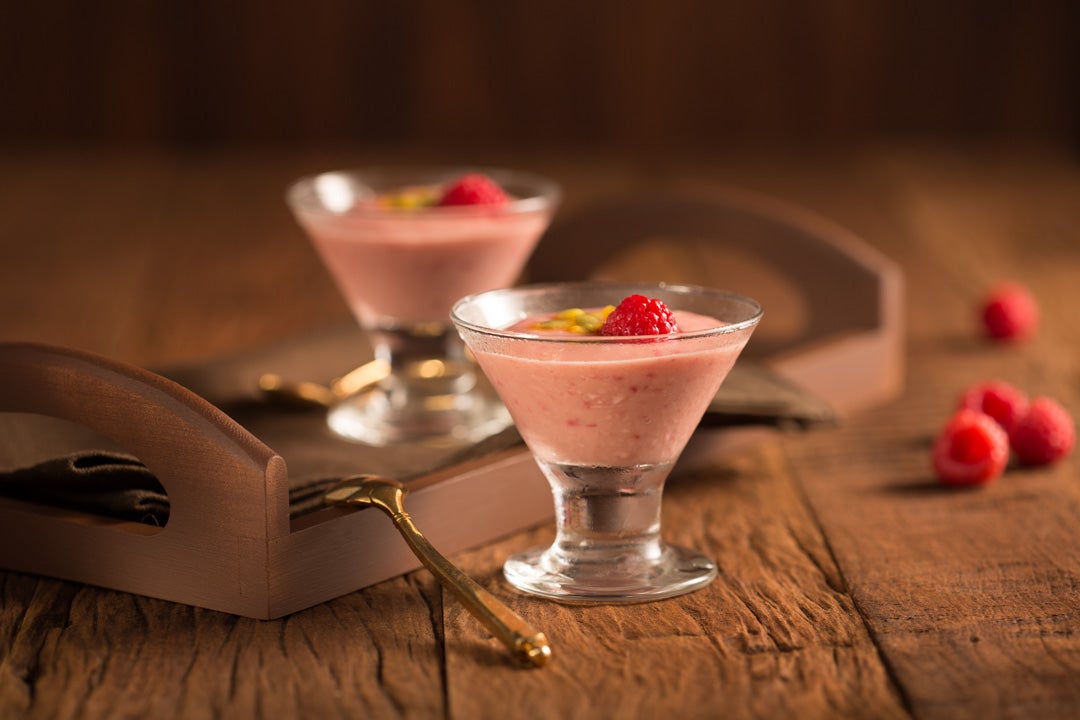 Creminho Gelado Chandelle Chocolate Branco, Framboesa e Maracujá
