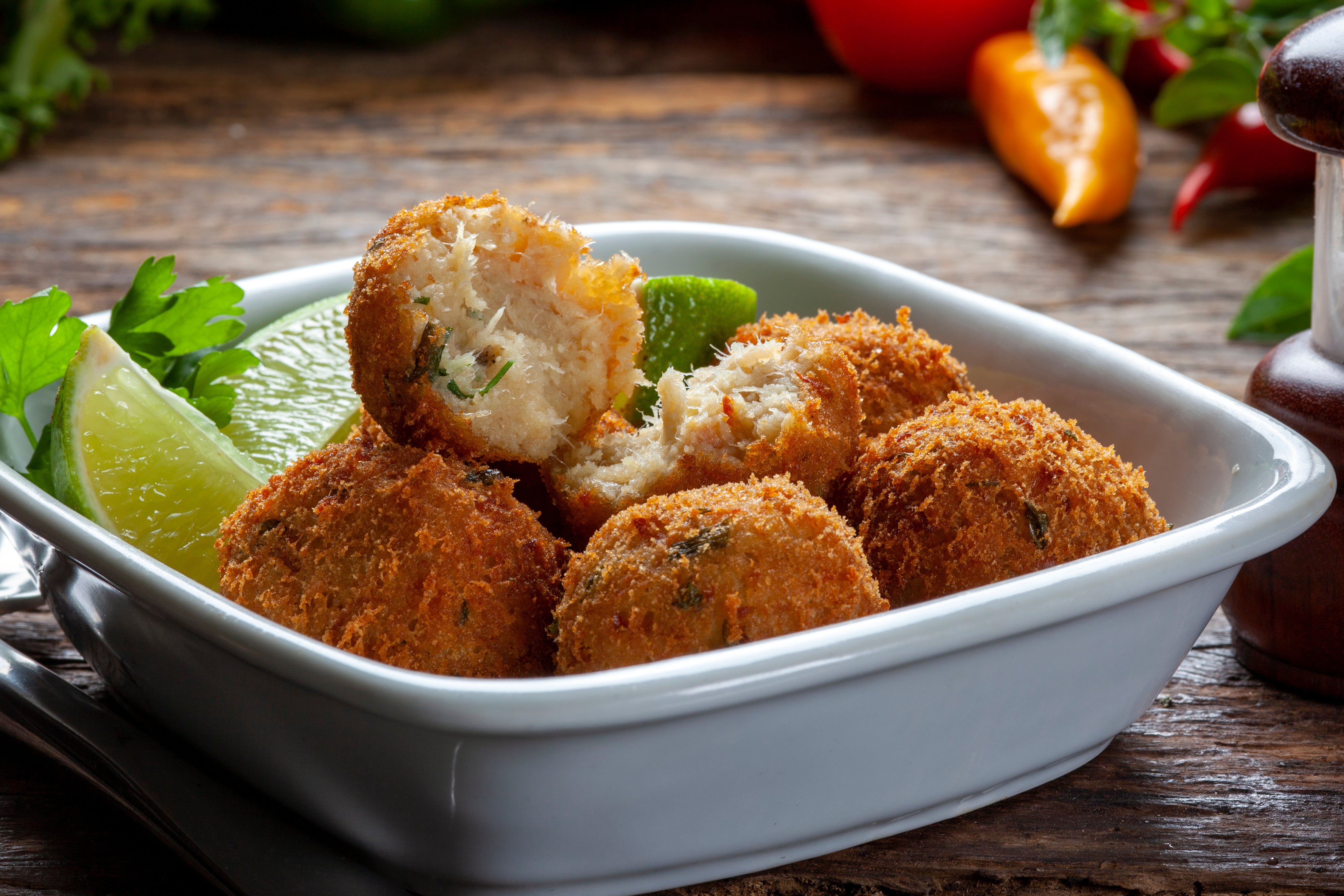 Receita de Bolinho de Bacalhau na Air Fryer