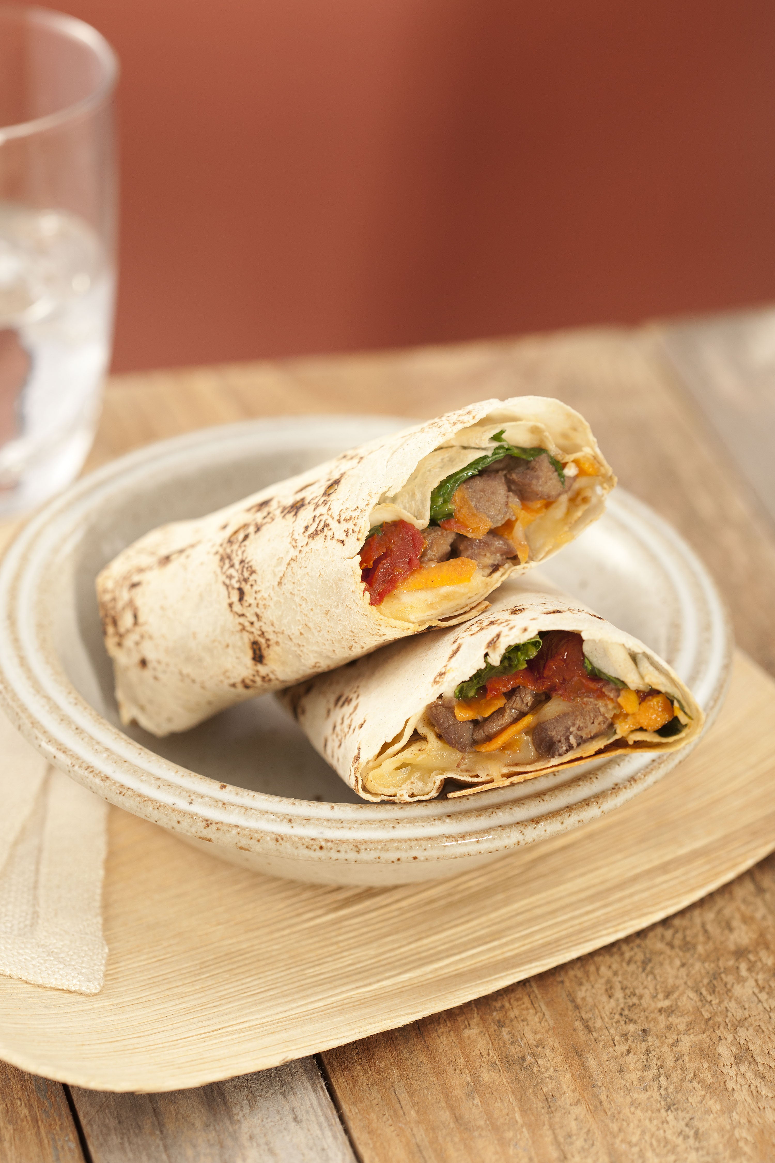 Wraps Suculentos de Carne