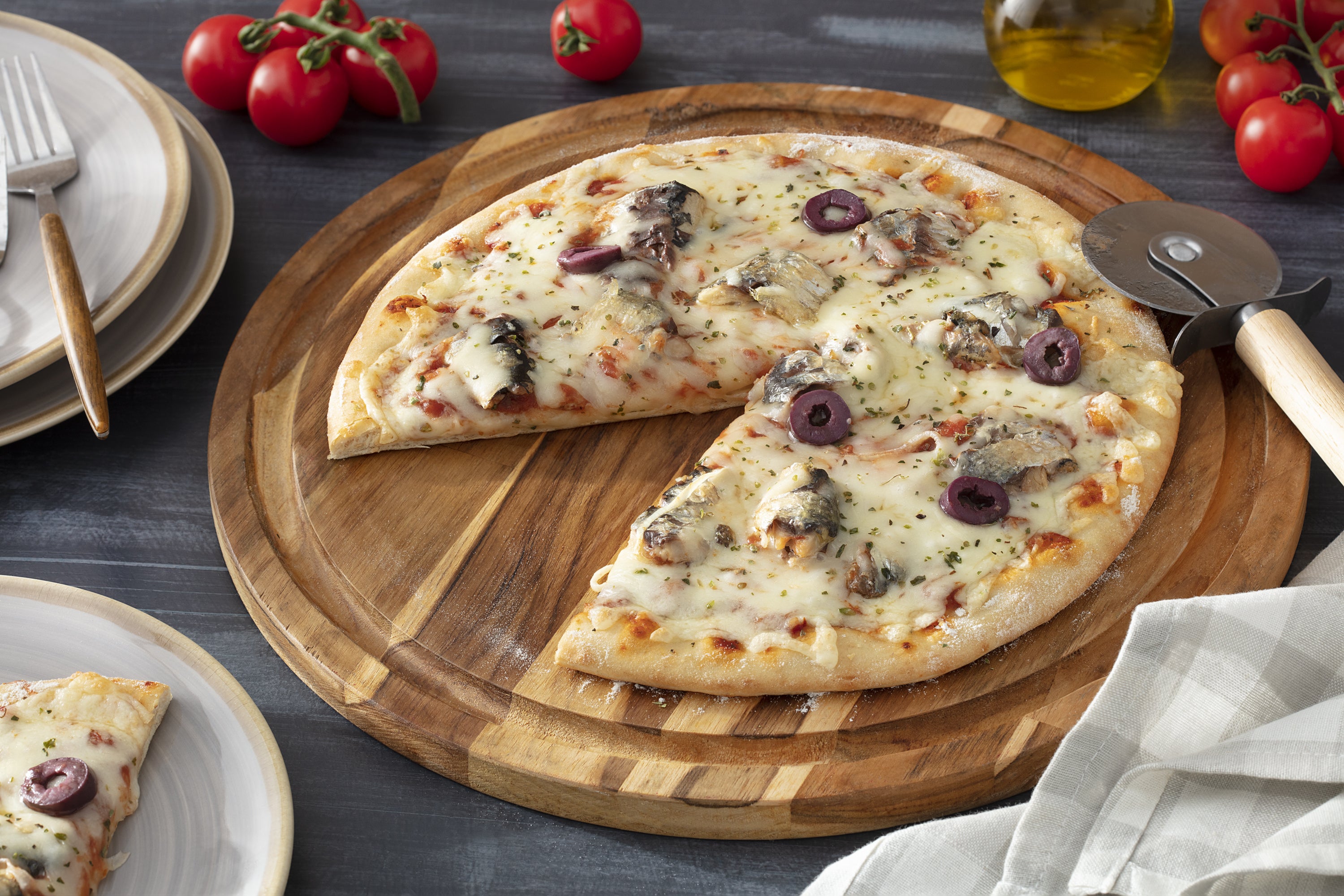 Pizza de Sardinha Receitas Nestlé
