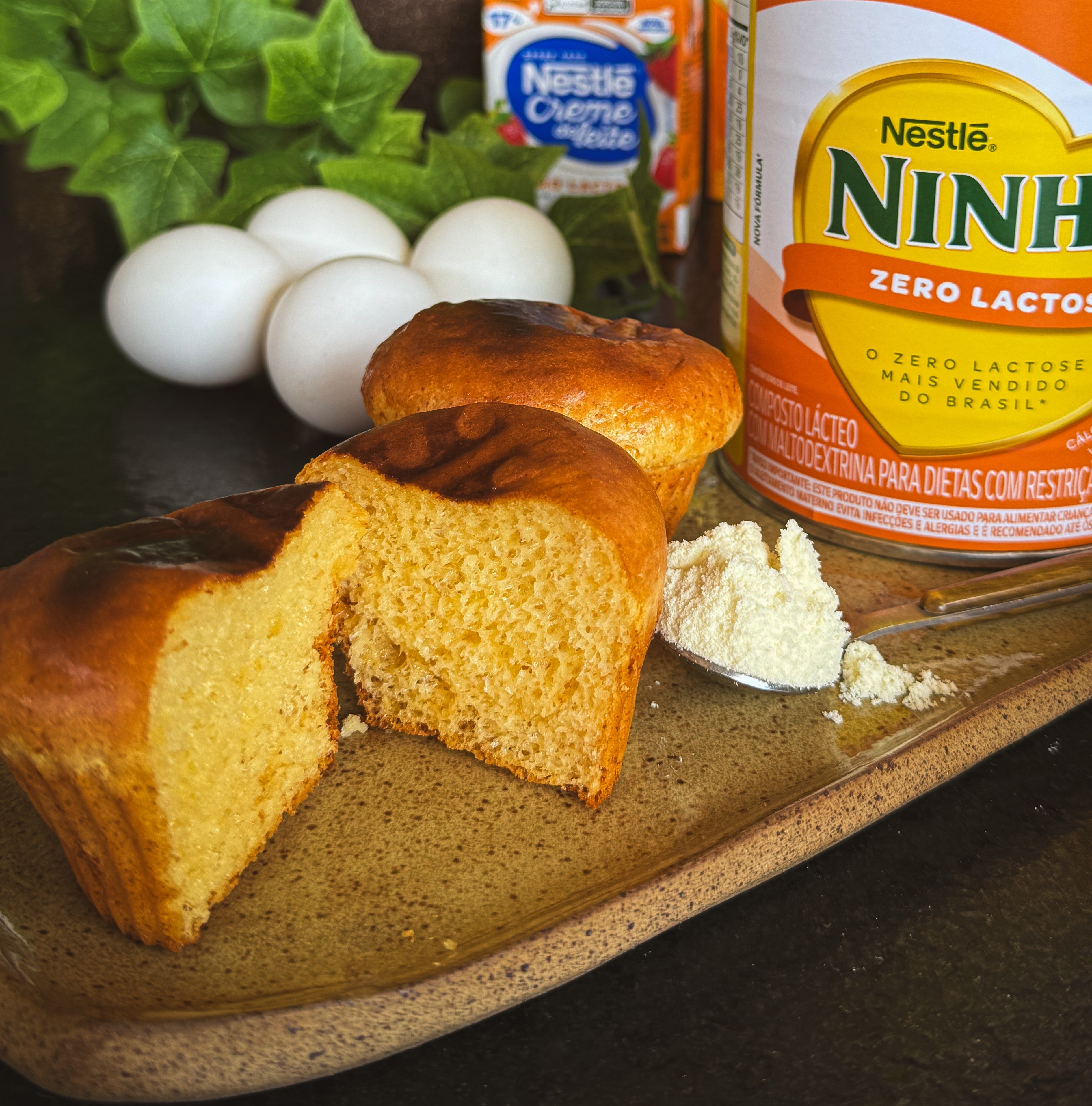 Receita de Pão de Leite NINHO Zero Lactose com Apenas 3 Ingredientes