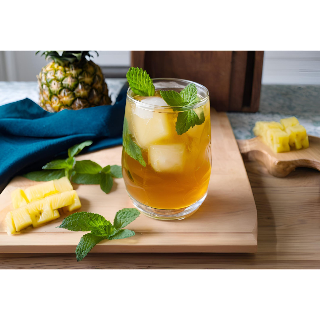 Receita de Chá Gelado de Abacaxi