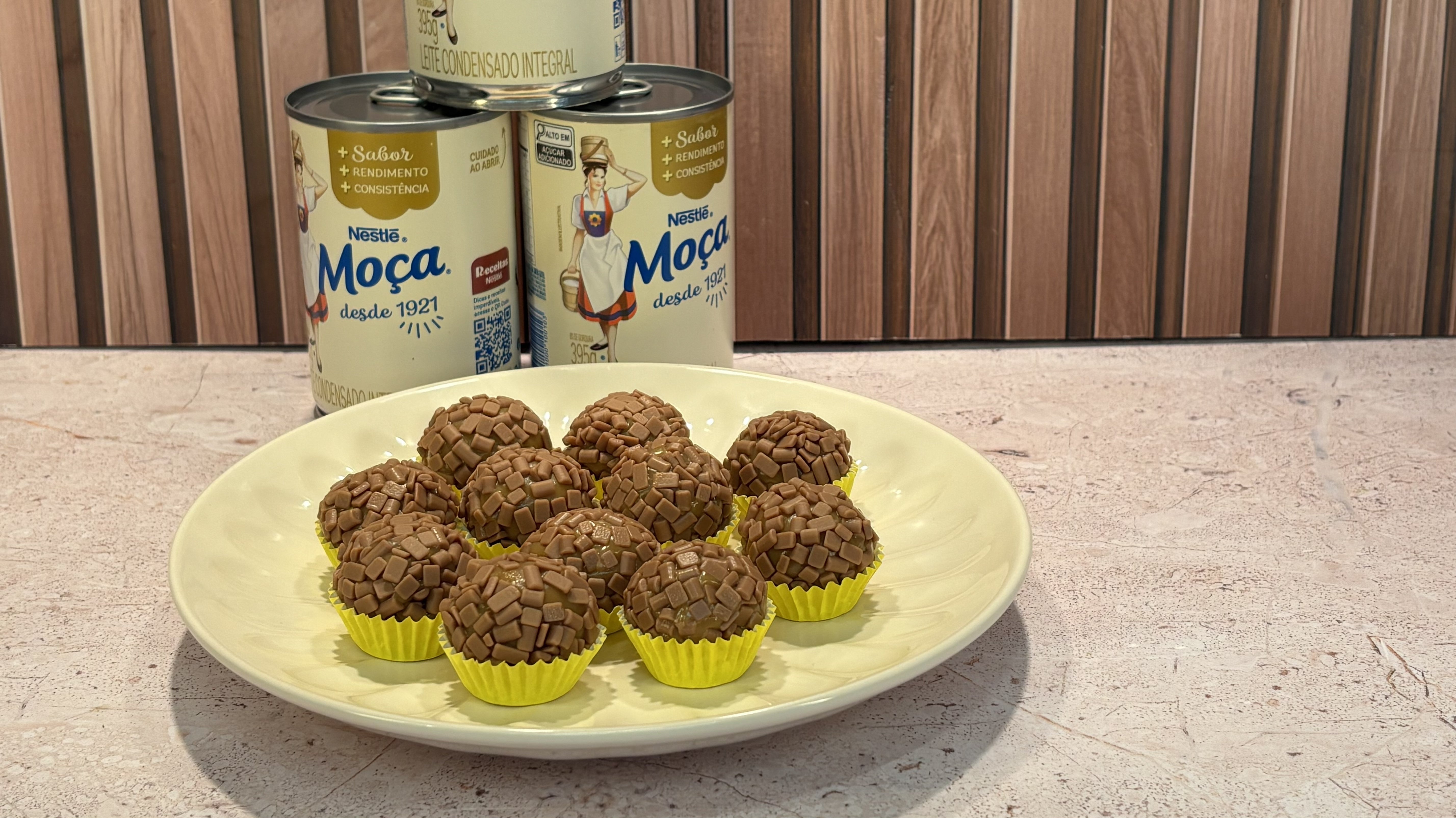 Receita de Brigadeiro de Doce de Leite com Amêndoa