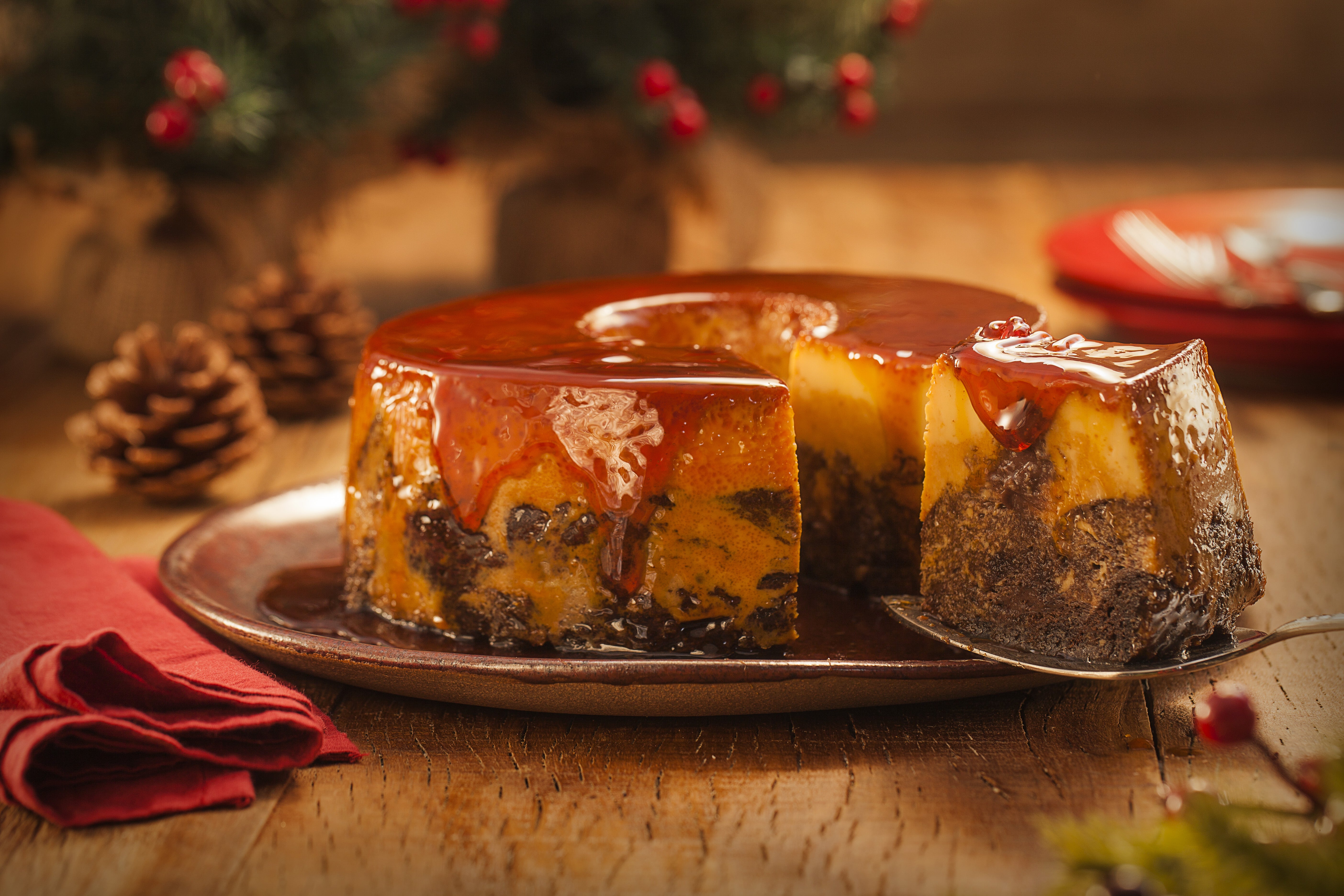 Pudim de Panettone Talento Avelã