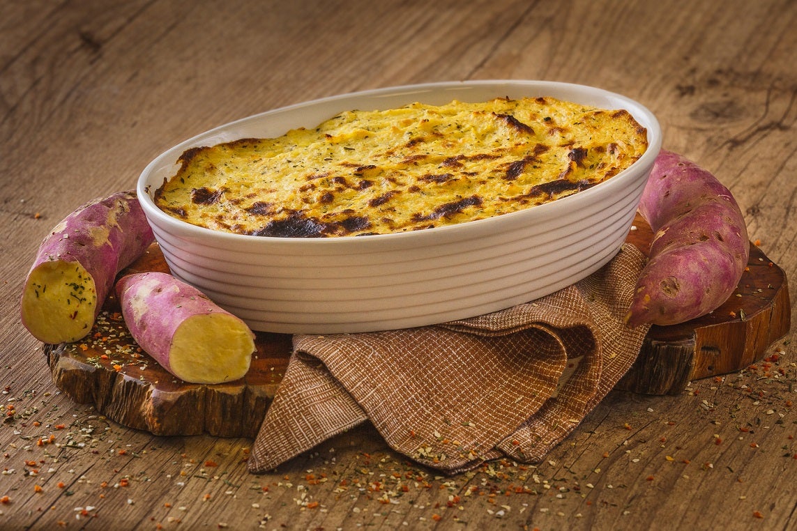 Receita de Escondidinho de Batata-Doce