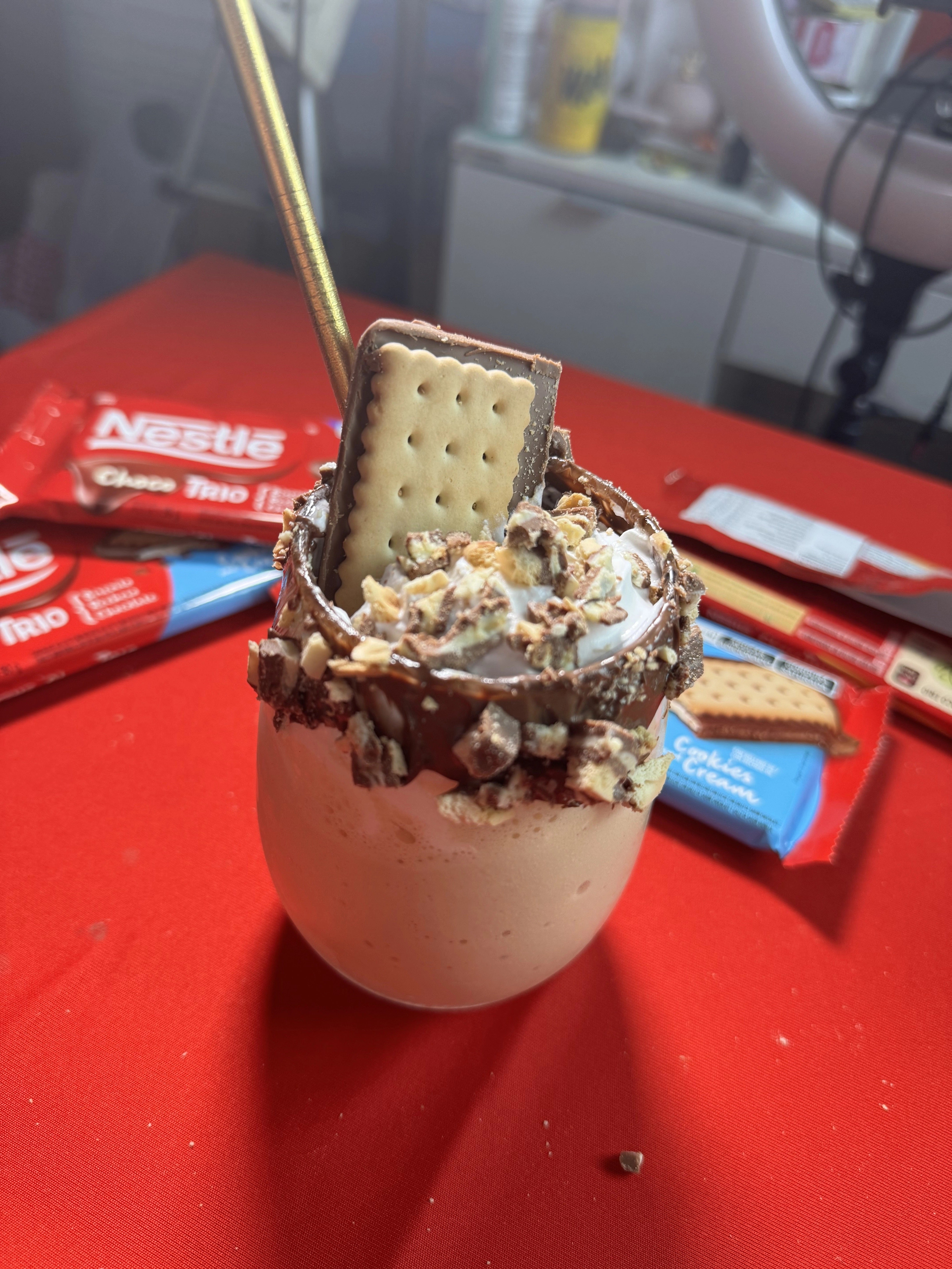 Receita de MilkShake com Choco Trio