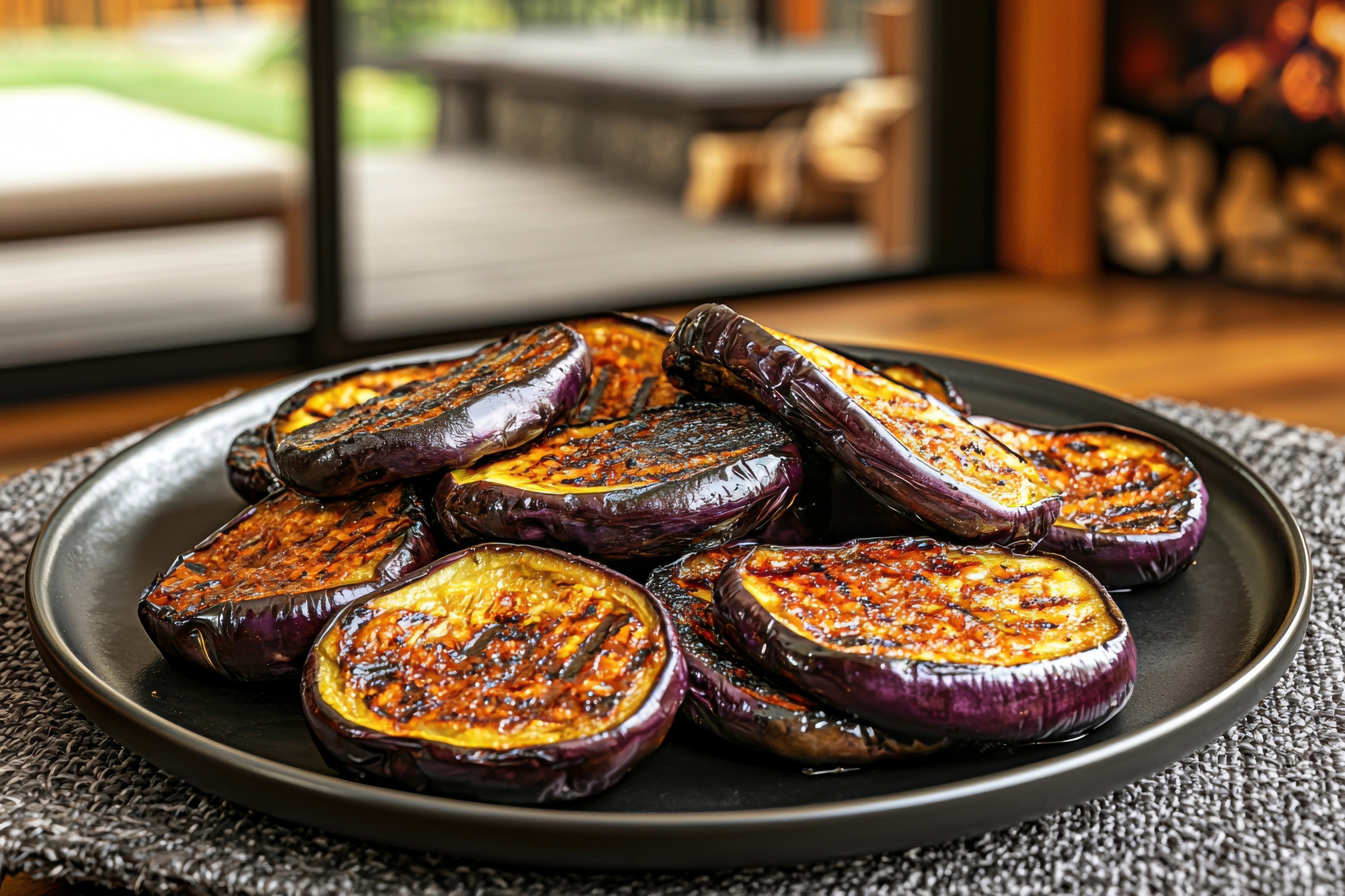Receita de Berinjela Glaceada na Air Fryer