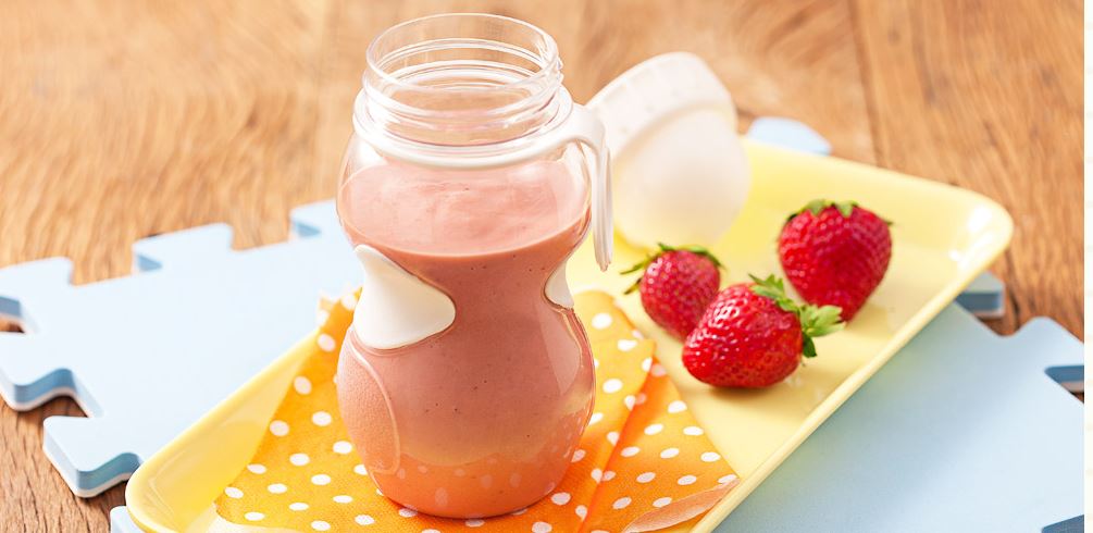 Smoothie de Melancia com Morango e Mucilon
