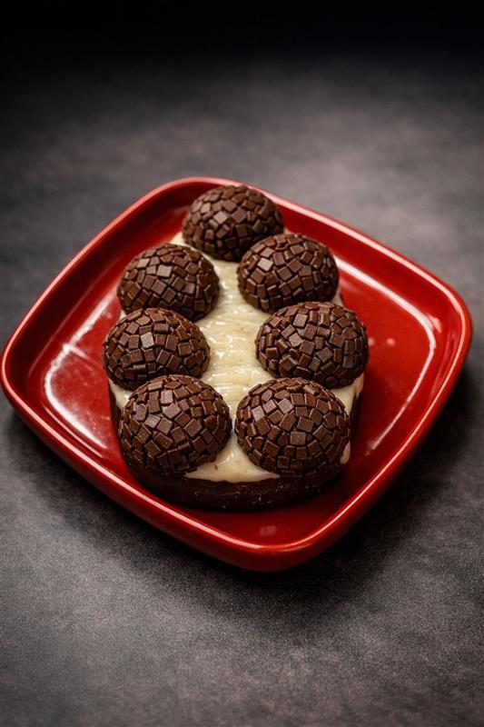 Receita de Ovo Tablete 2D com Brigadeiro