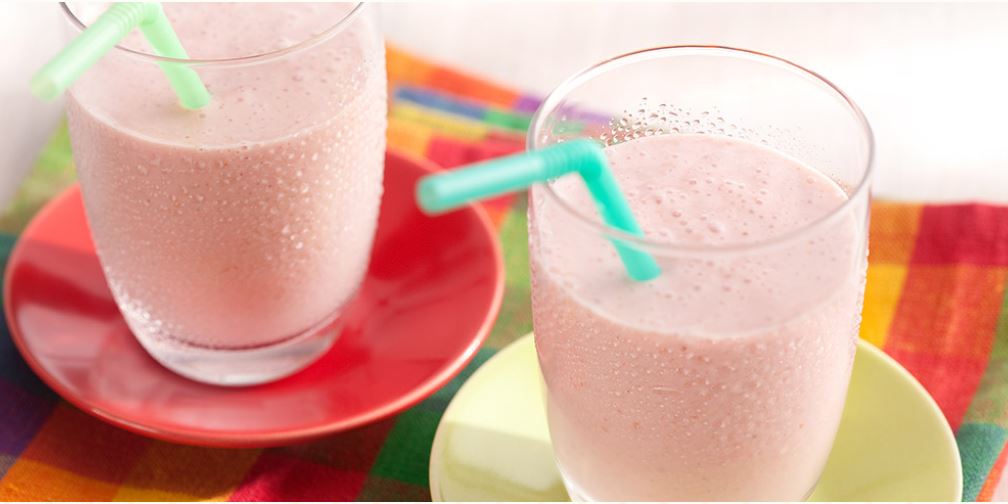Receita de Vitamina de Morango e Iogurte