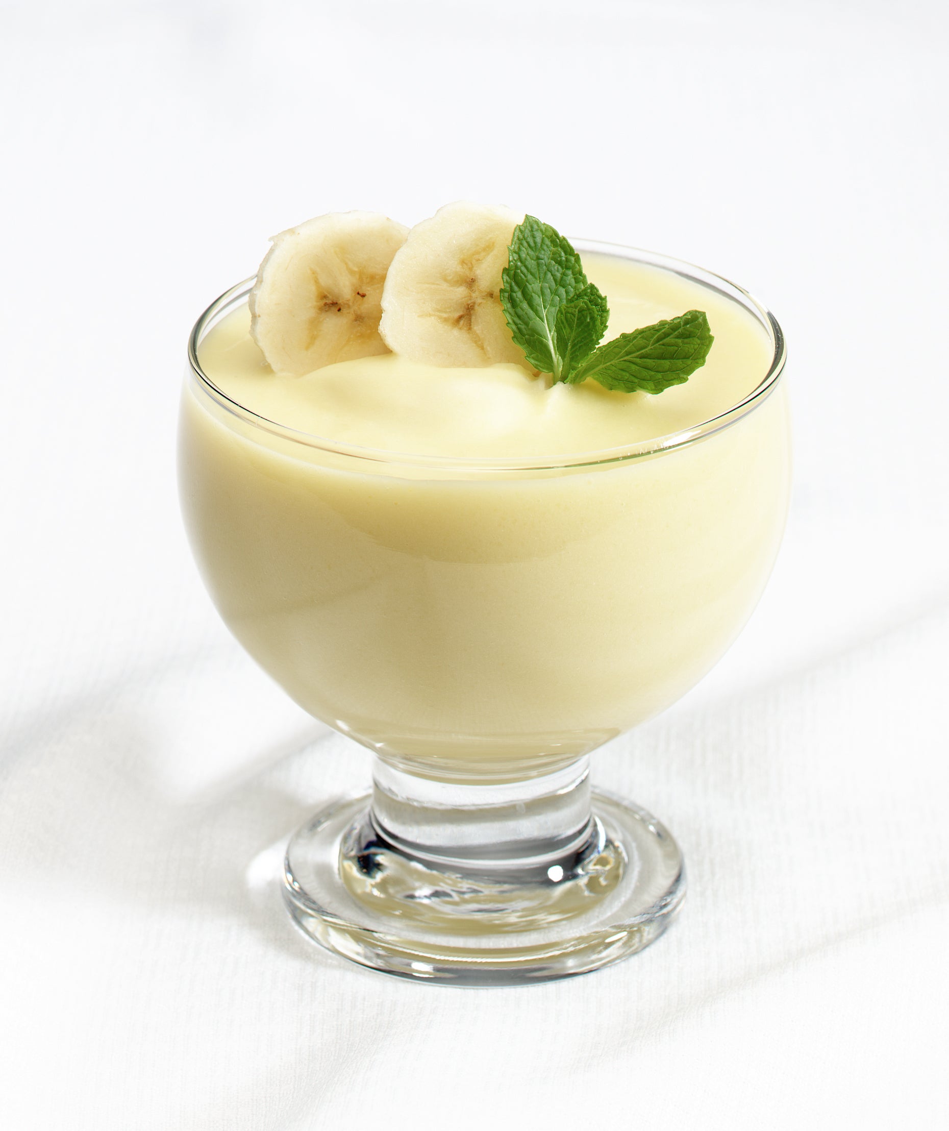 Flan de Leite Moça e Banana