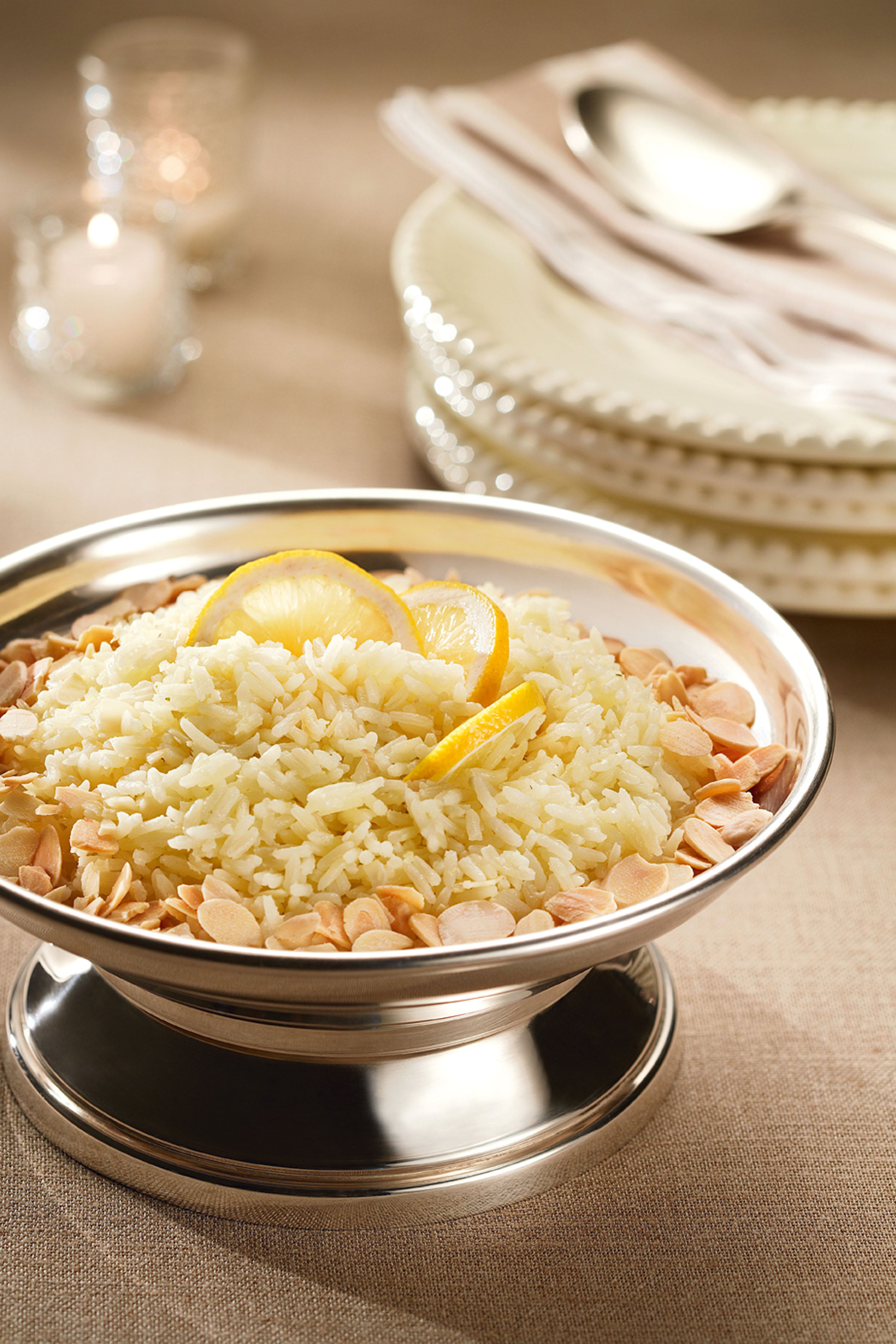 Arroz com Limão-Siciliano e Amêndoas