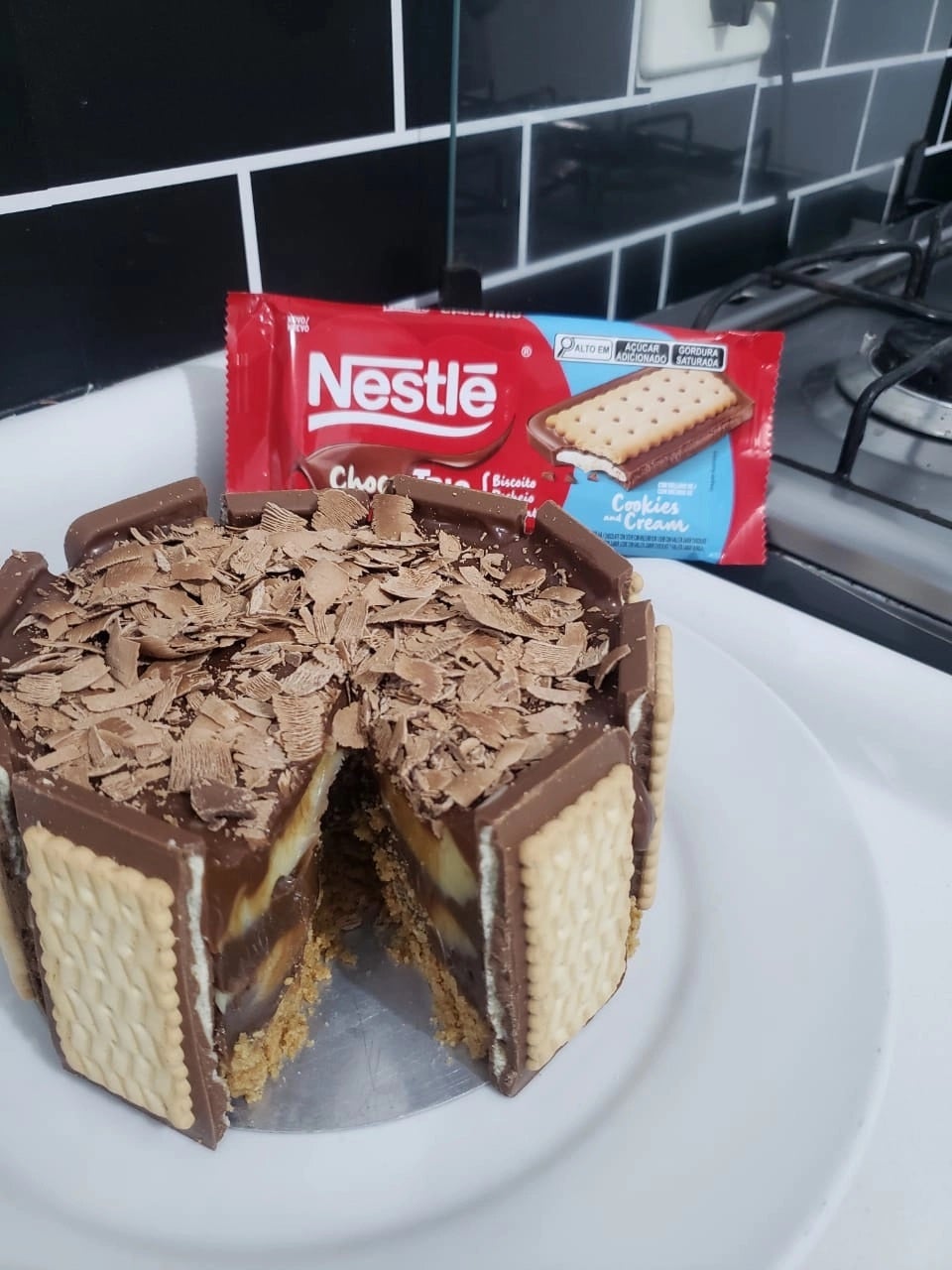 Receita de Torta Duo com Choco Trio