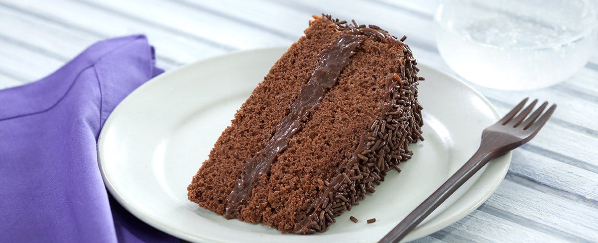 Receita de Bolo de Chocolate com Recheio de Brigadeiro