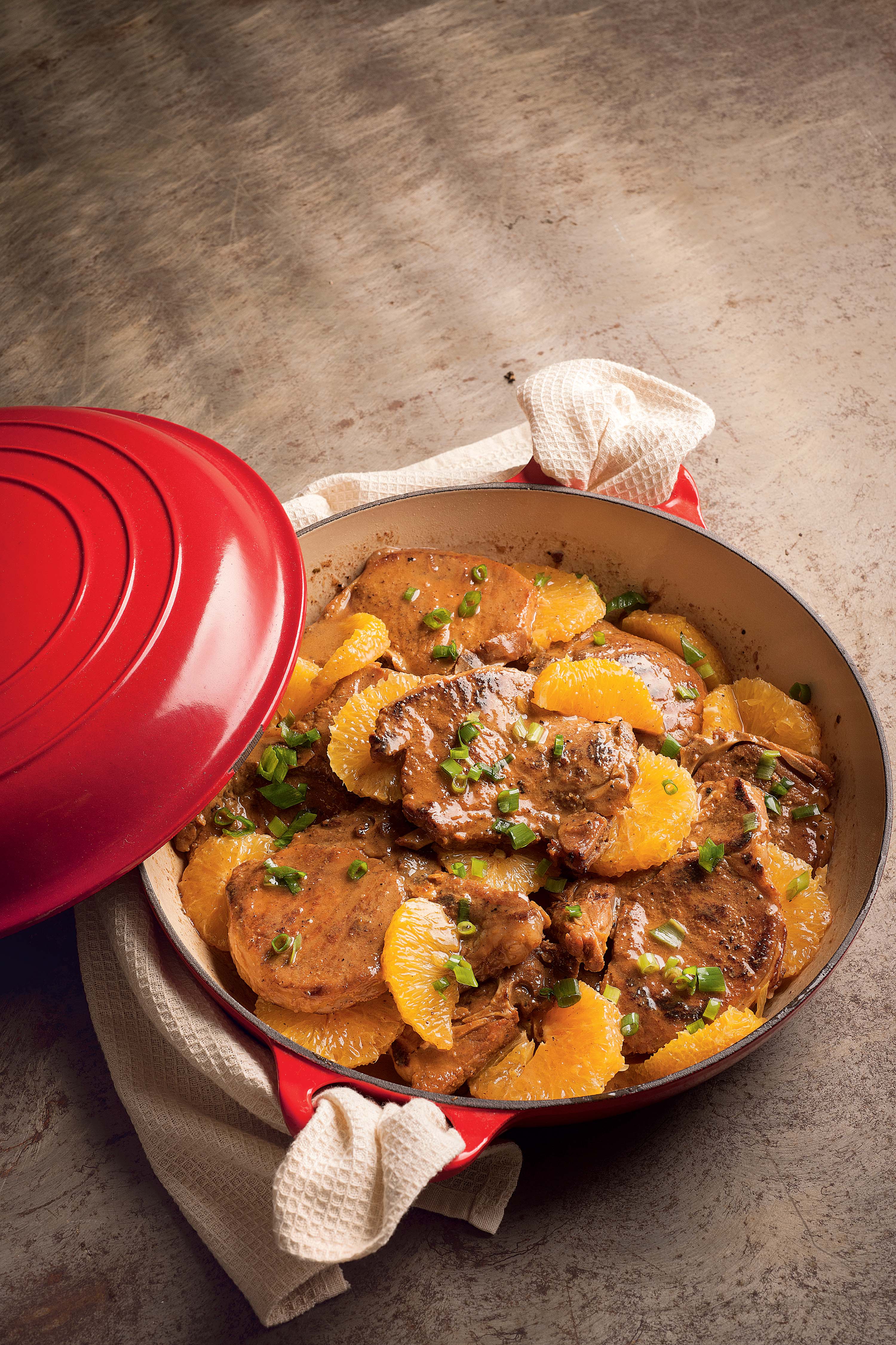 Bisteca com Molho de Laranja